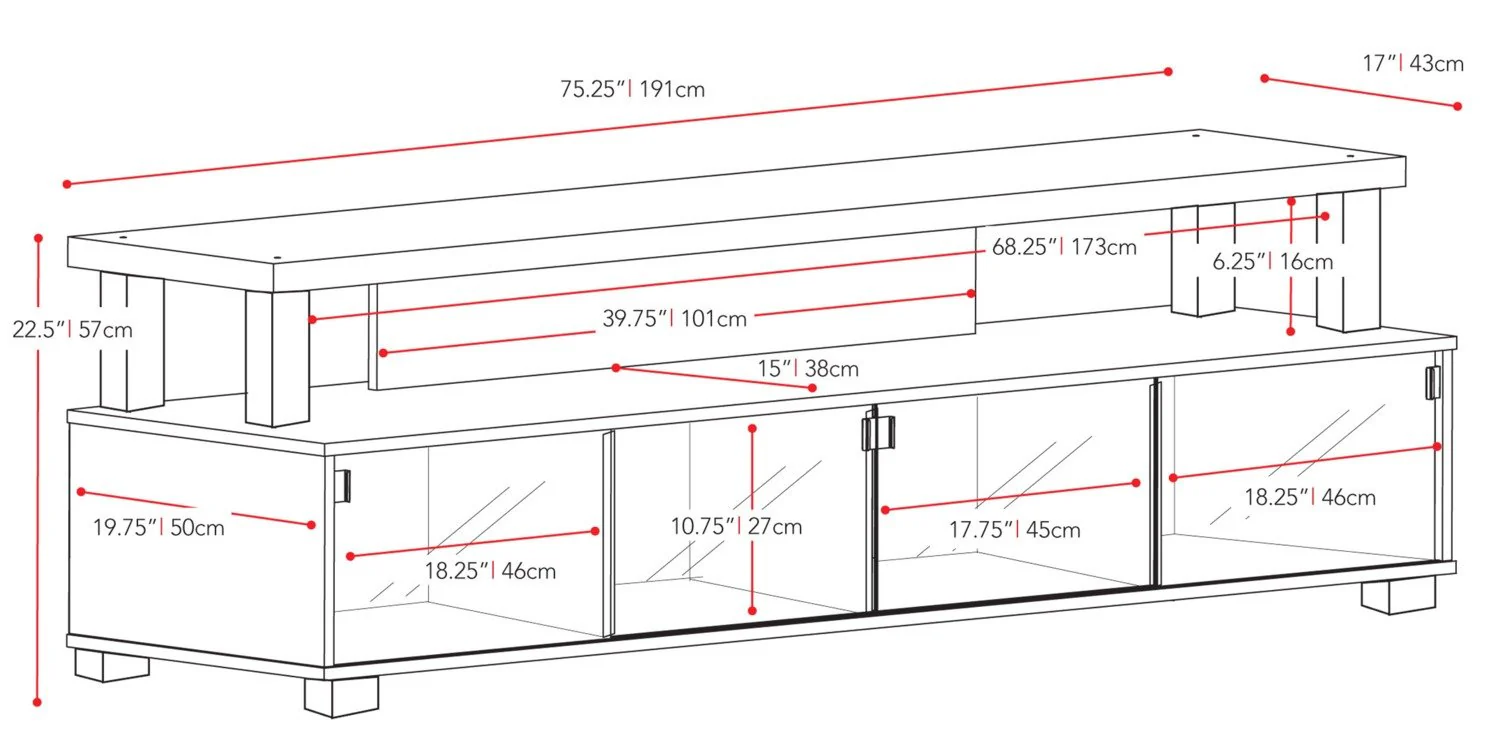Murton 75" TV Stand - Image 4