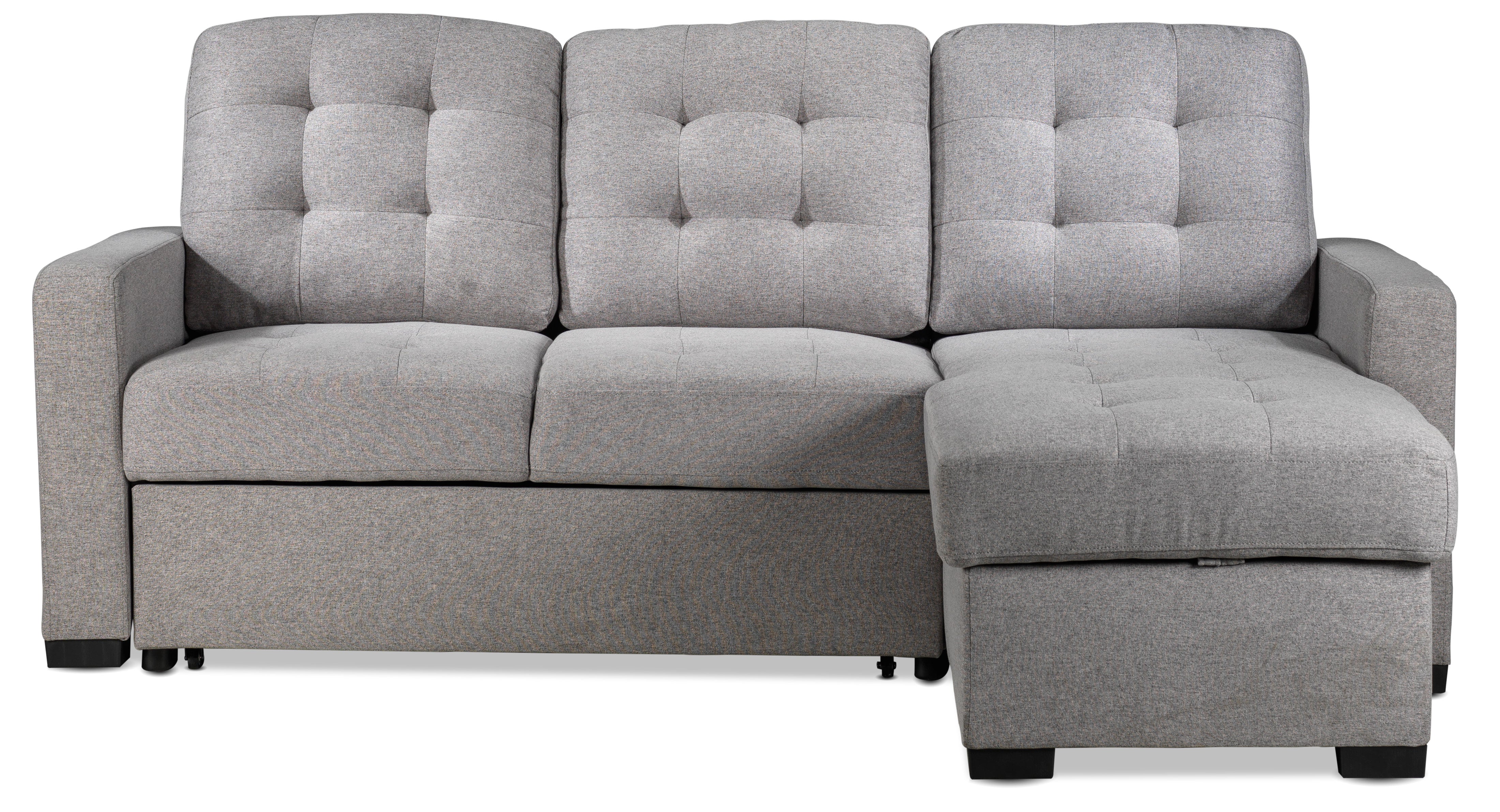 Nappier Pop-Up Sofabed - Light Grey - Image 3