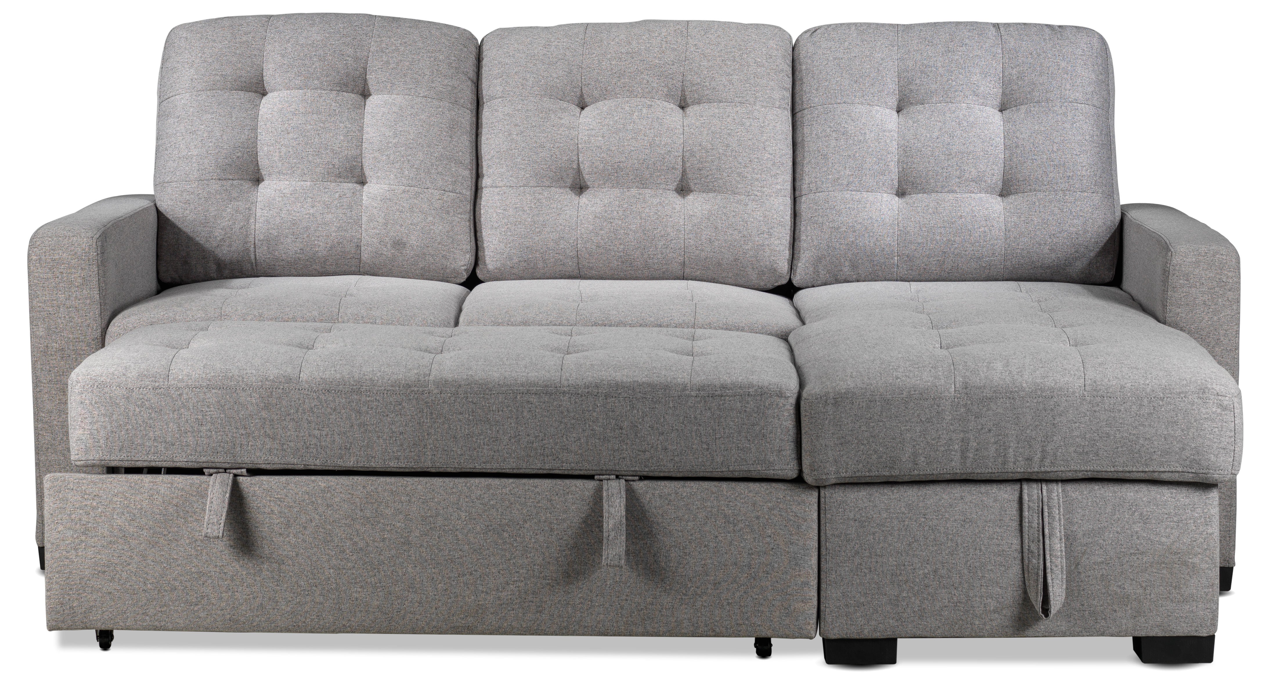 Nappier Pop-Up Sofabed - Light Grey - Image 7