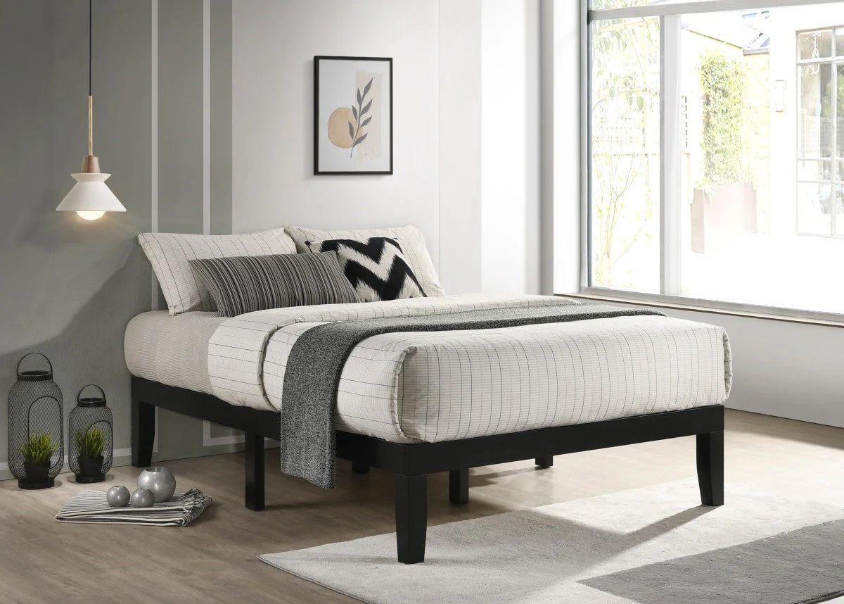 Naven Full Platform Bed - Black - Image 2