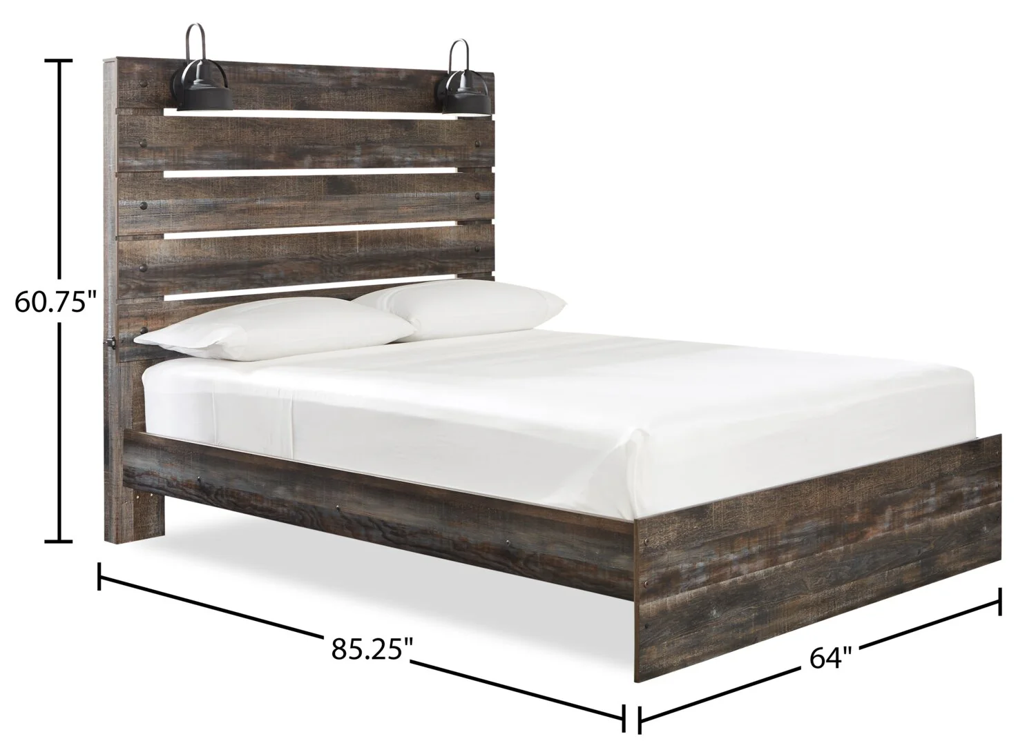 Naylon 6-Piece Queen Bedroom Set - Brown - Image 8