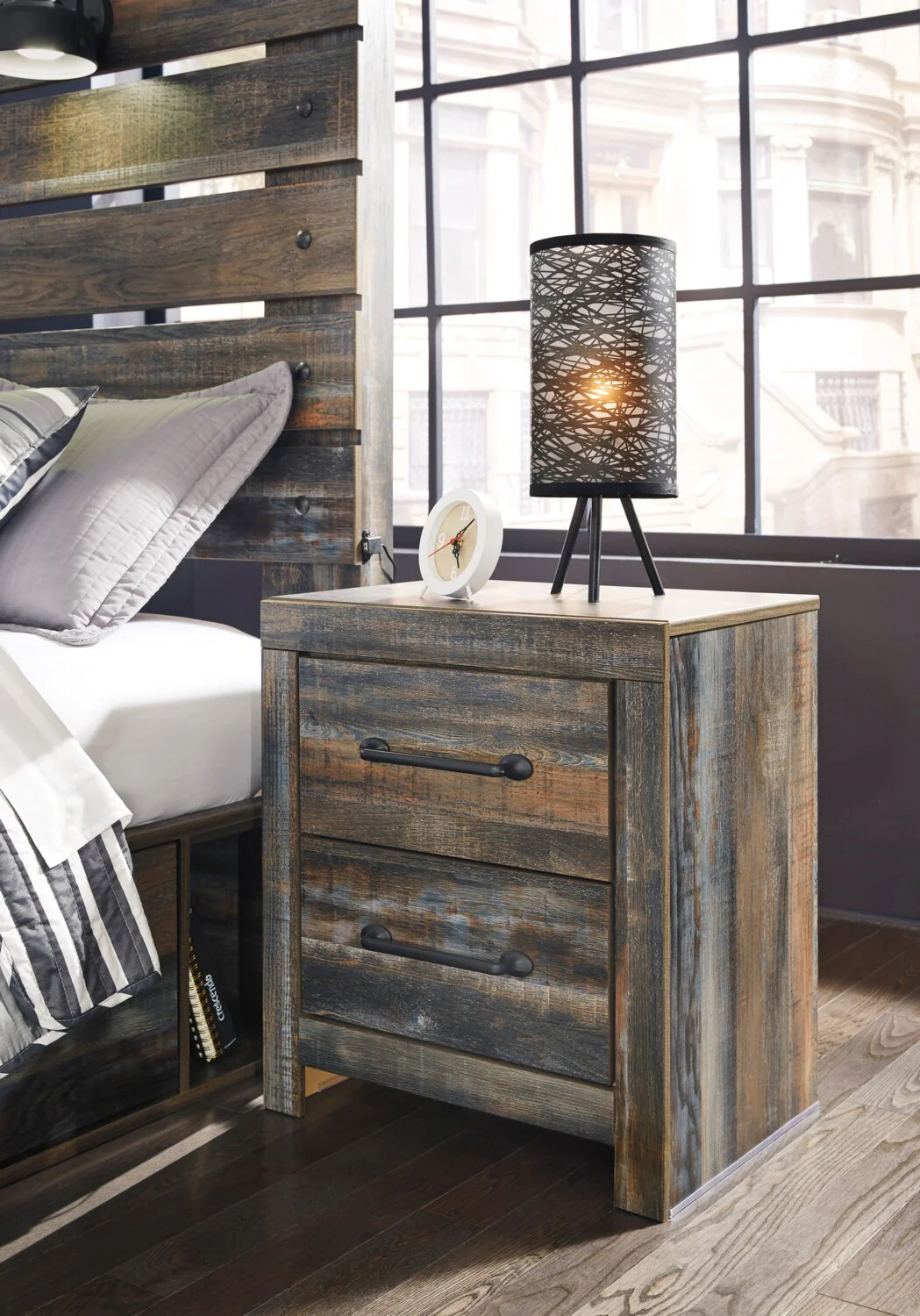 Naylon 6-Piece Queen Storage Bedroom Set - Brown - Image 6