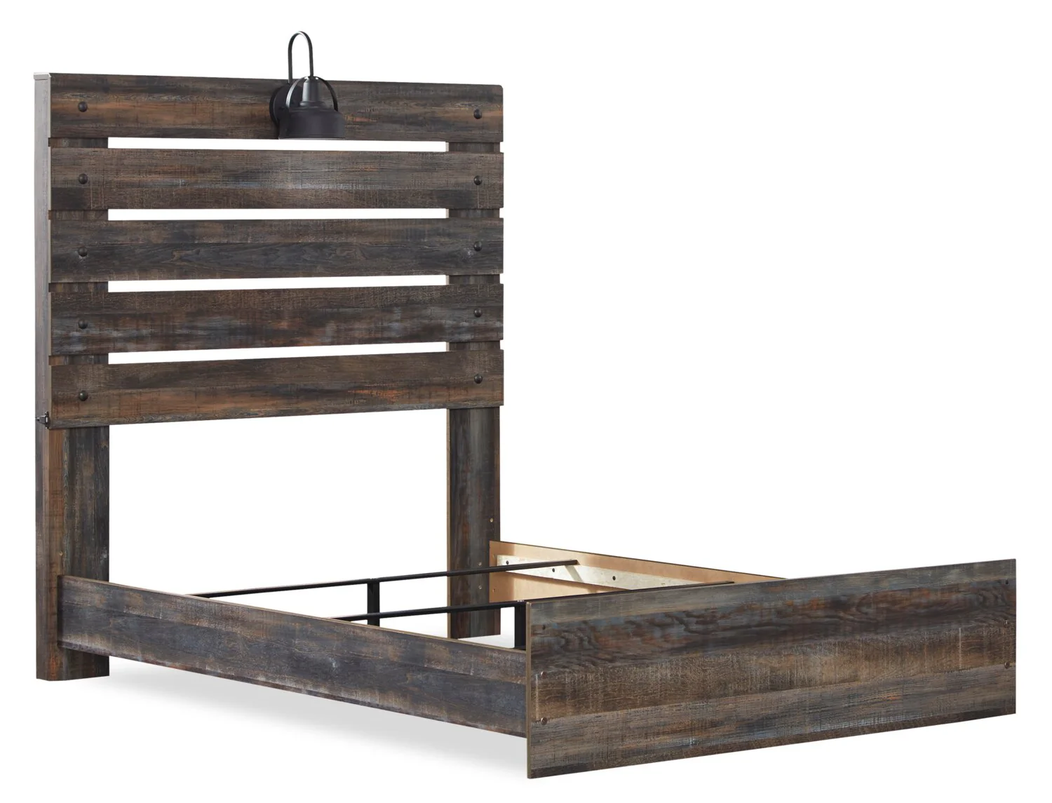 Naylon Full Panel Bed - Brown - Image 3