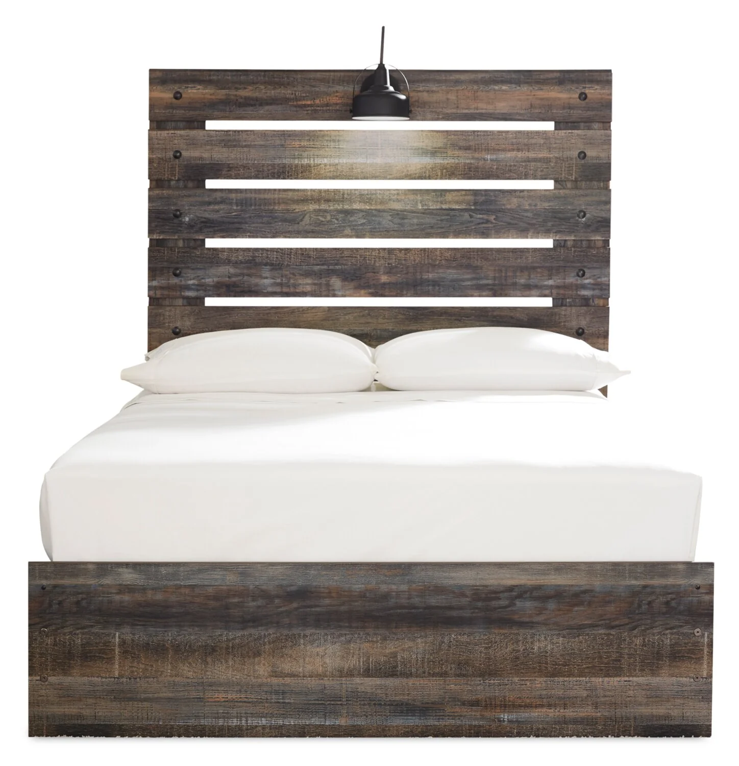 Naylon Full Side Storage Bed - Brown - Image 2