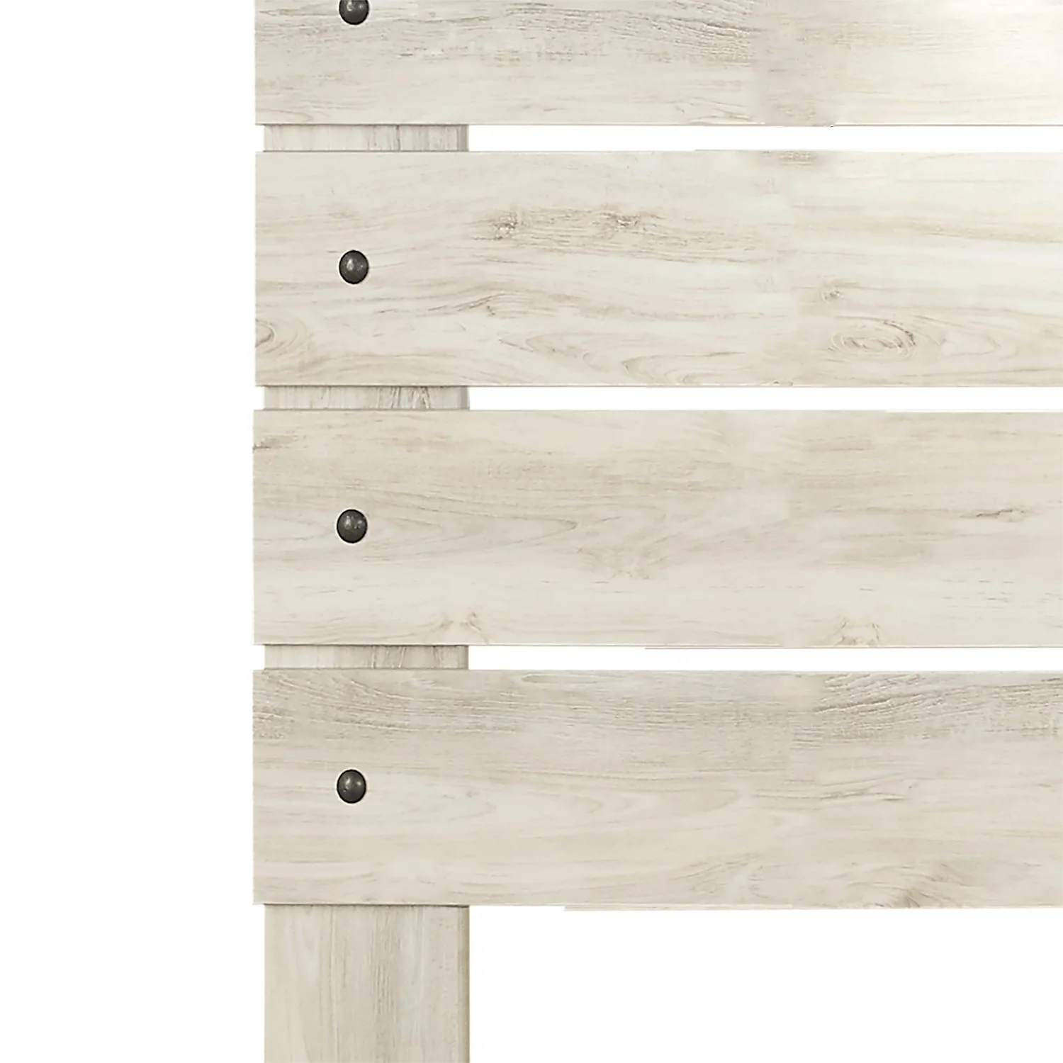 Naylon Full Side Storage Bed - White - Image 6