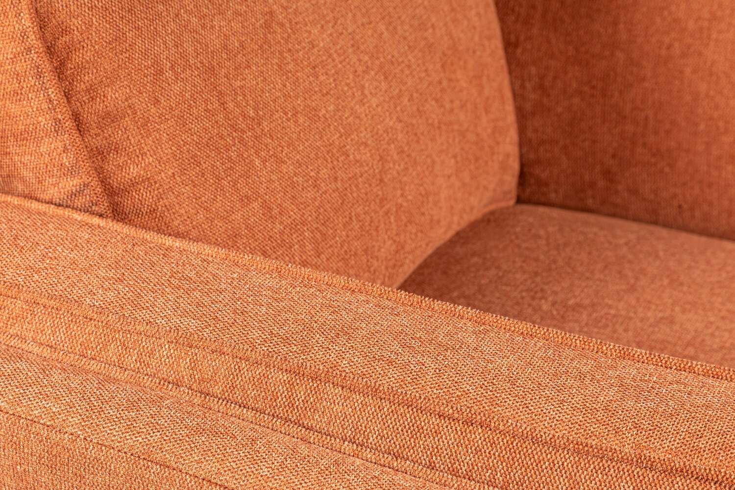 Patrice Linen-Look Chair - Orange - Image 6