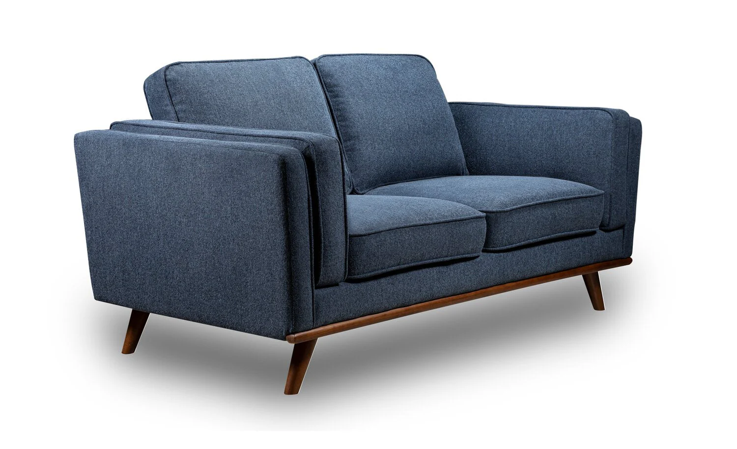 Patrice Linen-Look Loveseat - Blue - Image 2