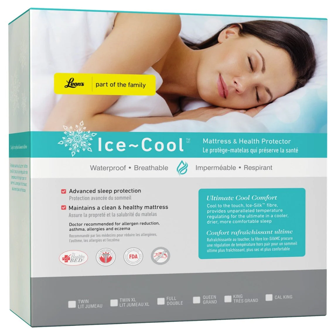 Platinum Twin XL Health Guard - Ice Cool