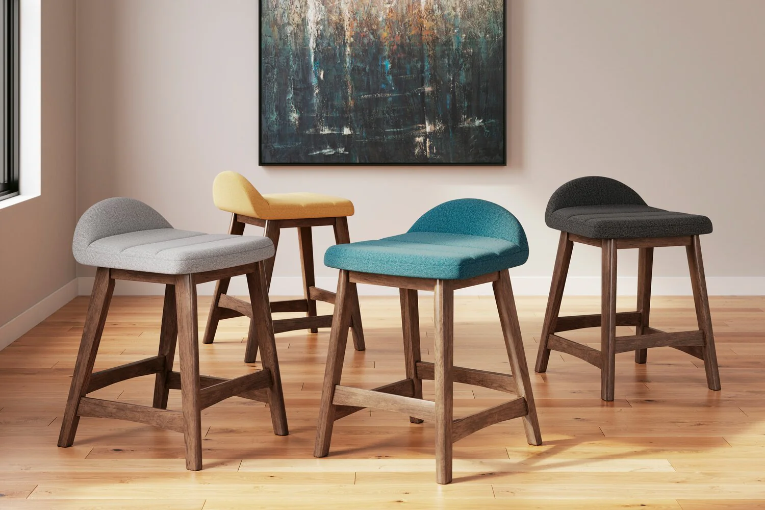 Pocono Counter-Height Stool - Grey - Image 11