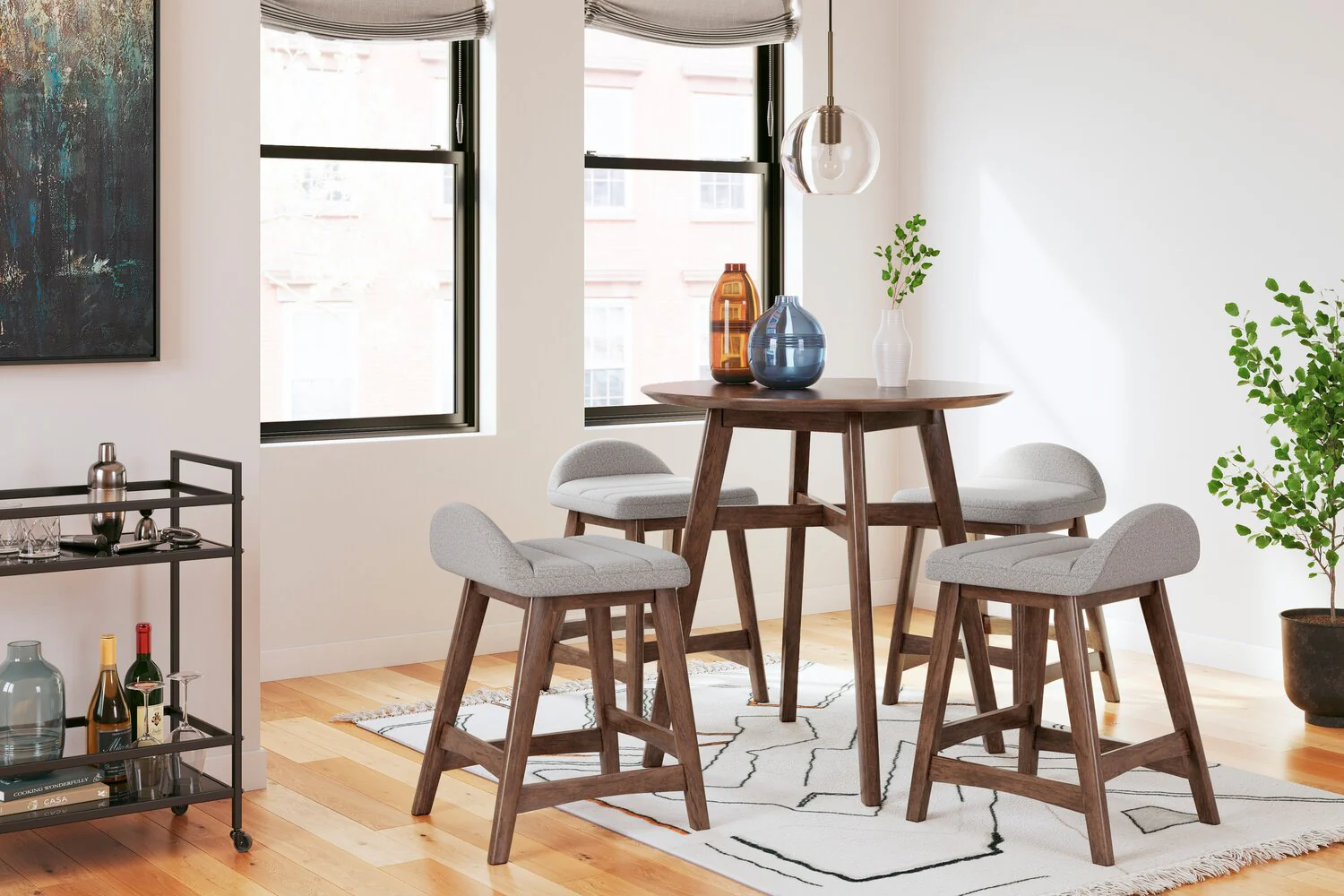 Pocono Counter-Height Stool - Grey - Image 9