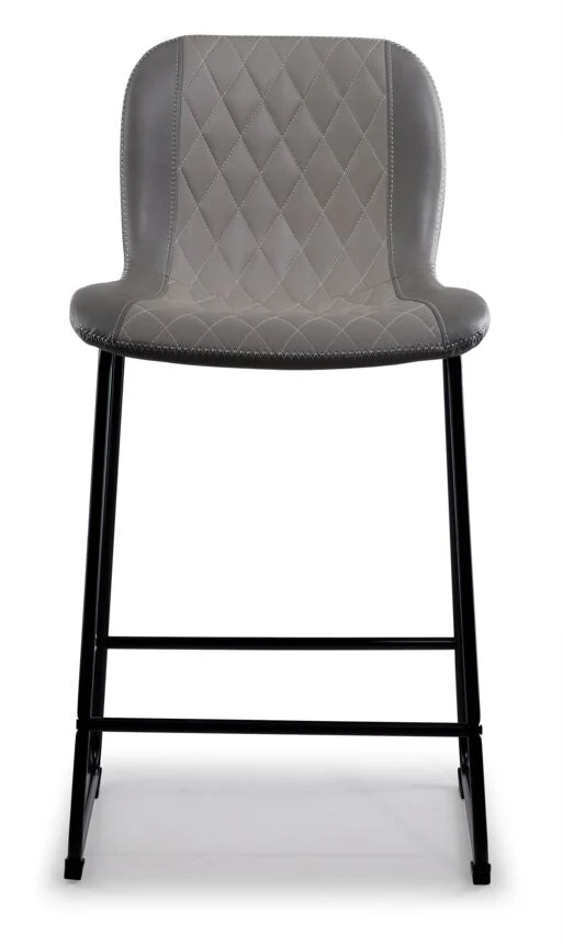 Pont Upholstered Counter Height Stool - Grey - Image 2