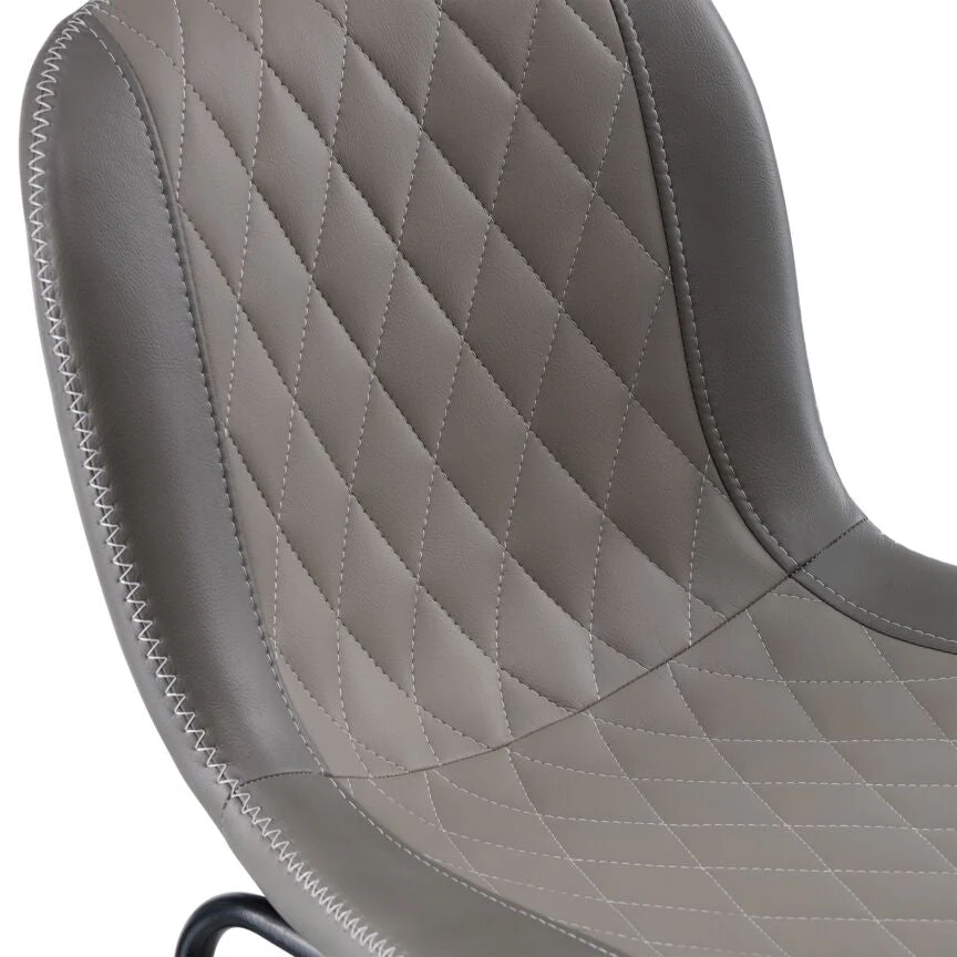 Pont Upholstered Counter Height Stool - Grey - Image 3