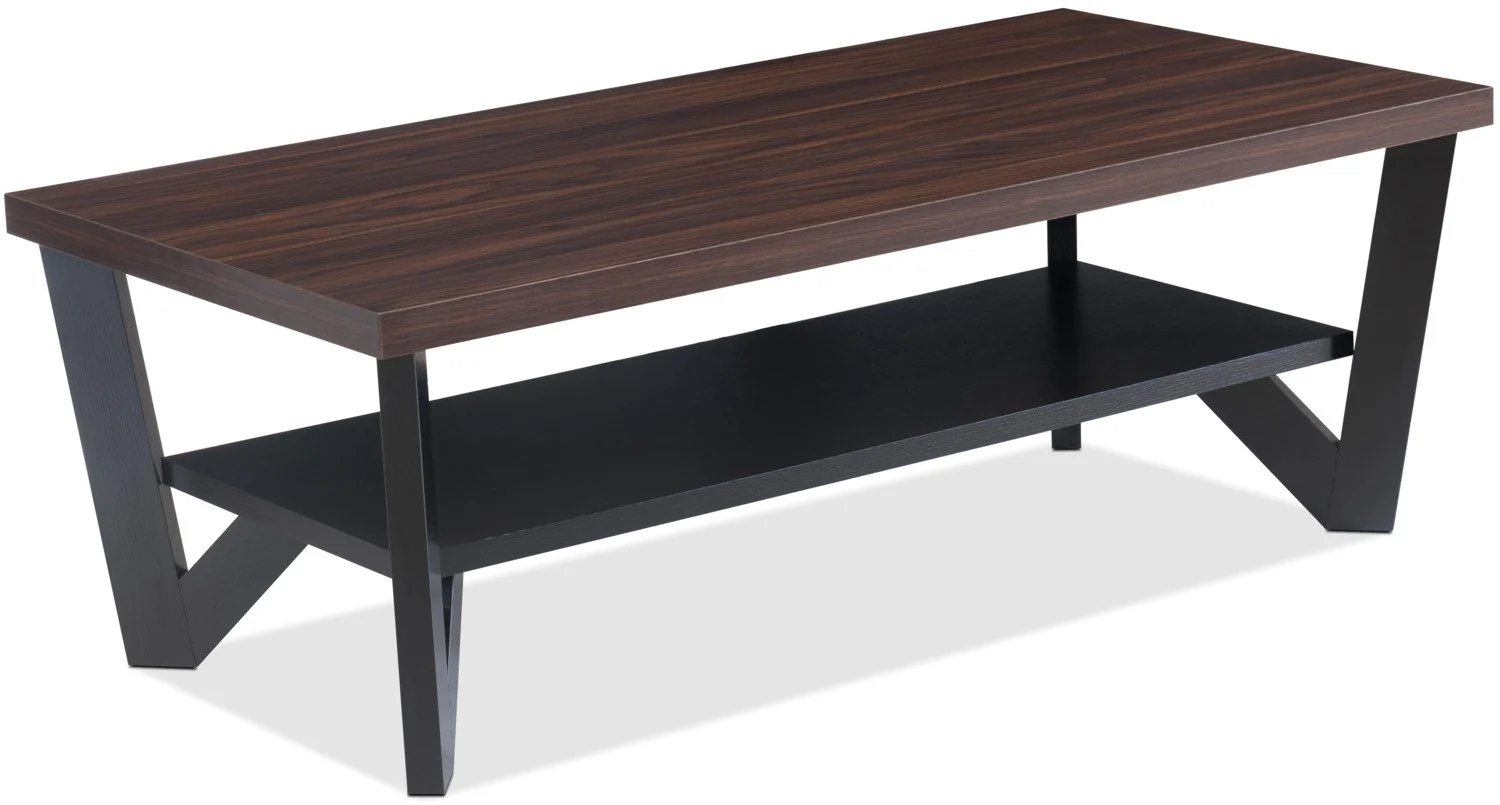 Portroe 3-Piece Coffee and Two End Tables Package - Black - Image 2