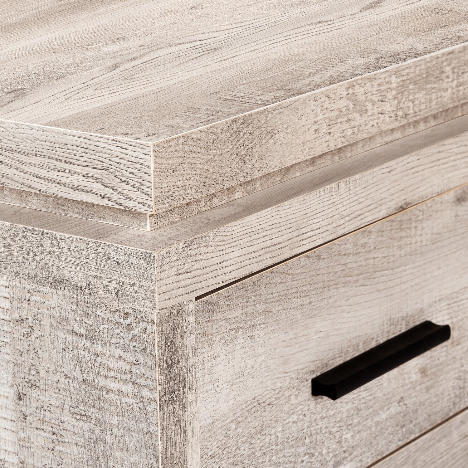 Randall L-Shaped Corner Desk - Natural - Image 3