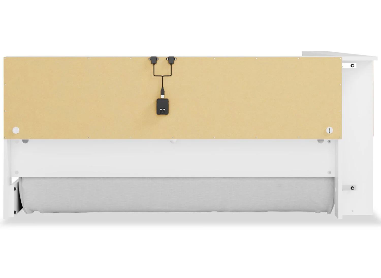 Ridge Full Bookcase Bed - White - Image 5
