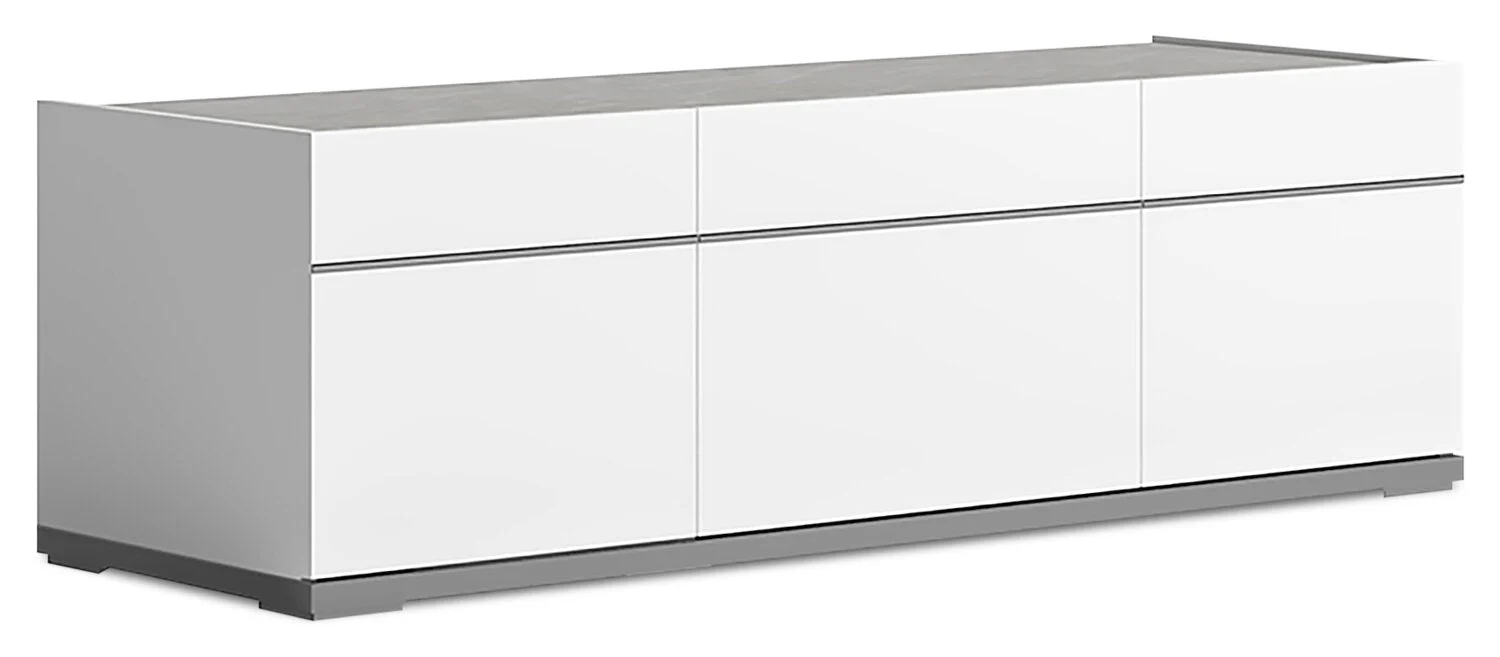 Roma 47" TV Stand - White