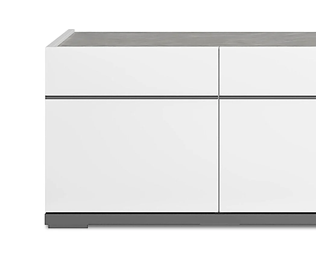 Roma 47" TV Stand - White - Image 4