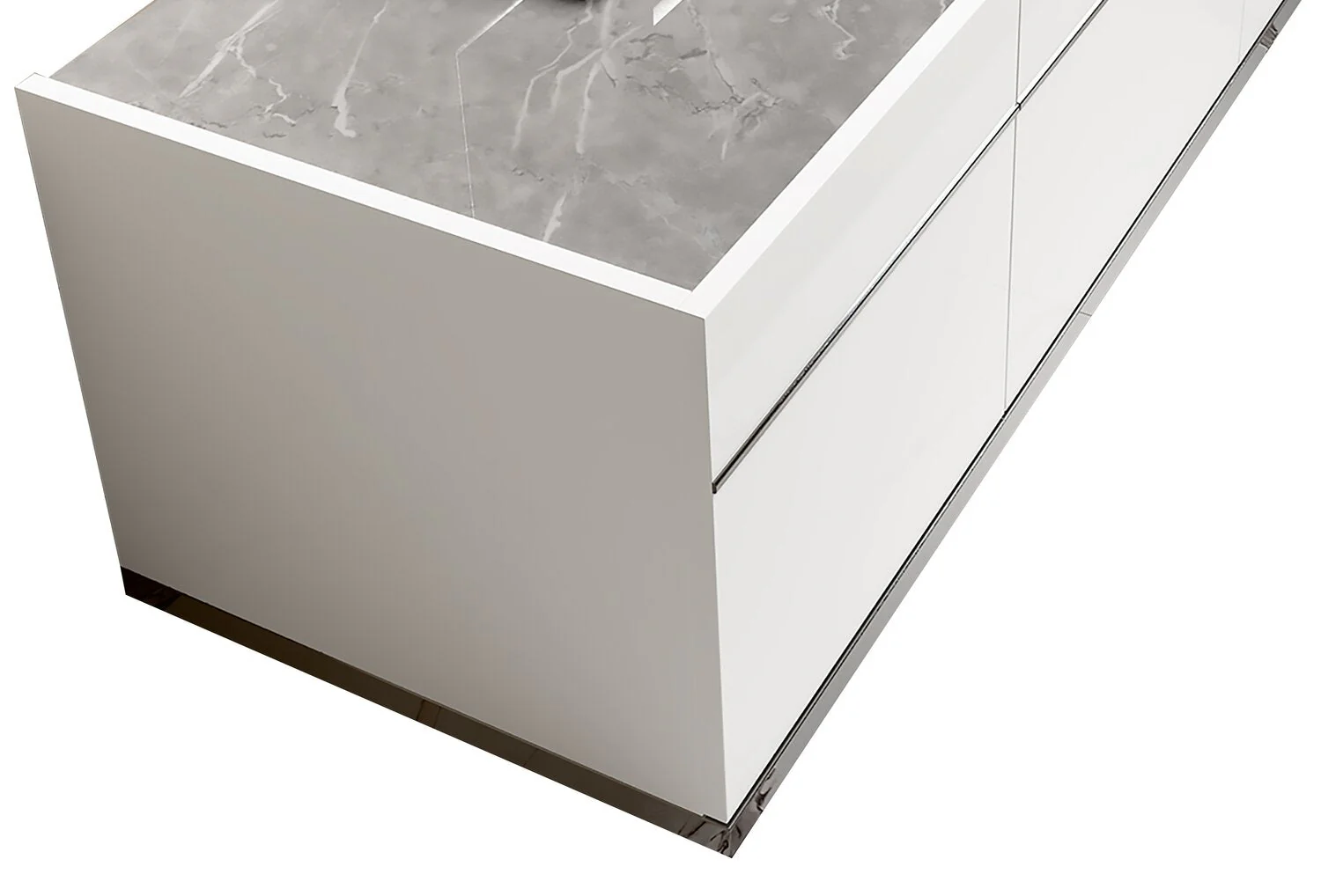 Roma 47" TV Stand - White - Image 5