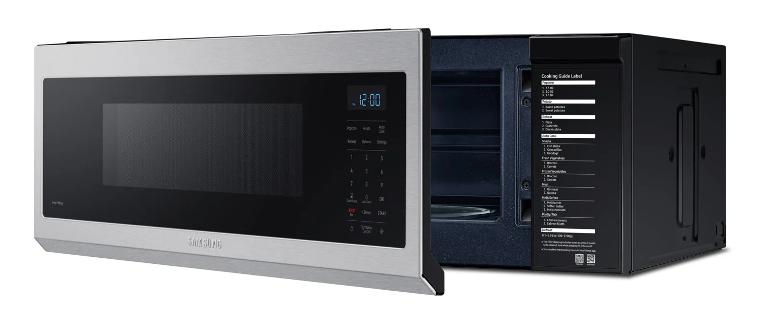 Samsung 1.1 Cu. Ft. Low-Profile Over-the-Range Microwave ME11A7510DS/AC - Image 4