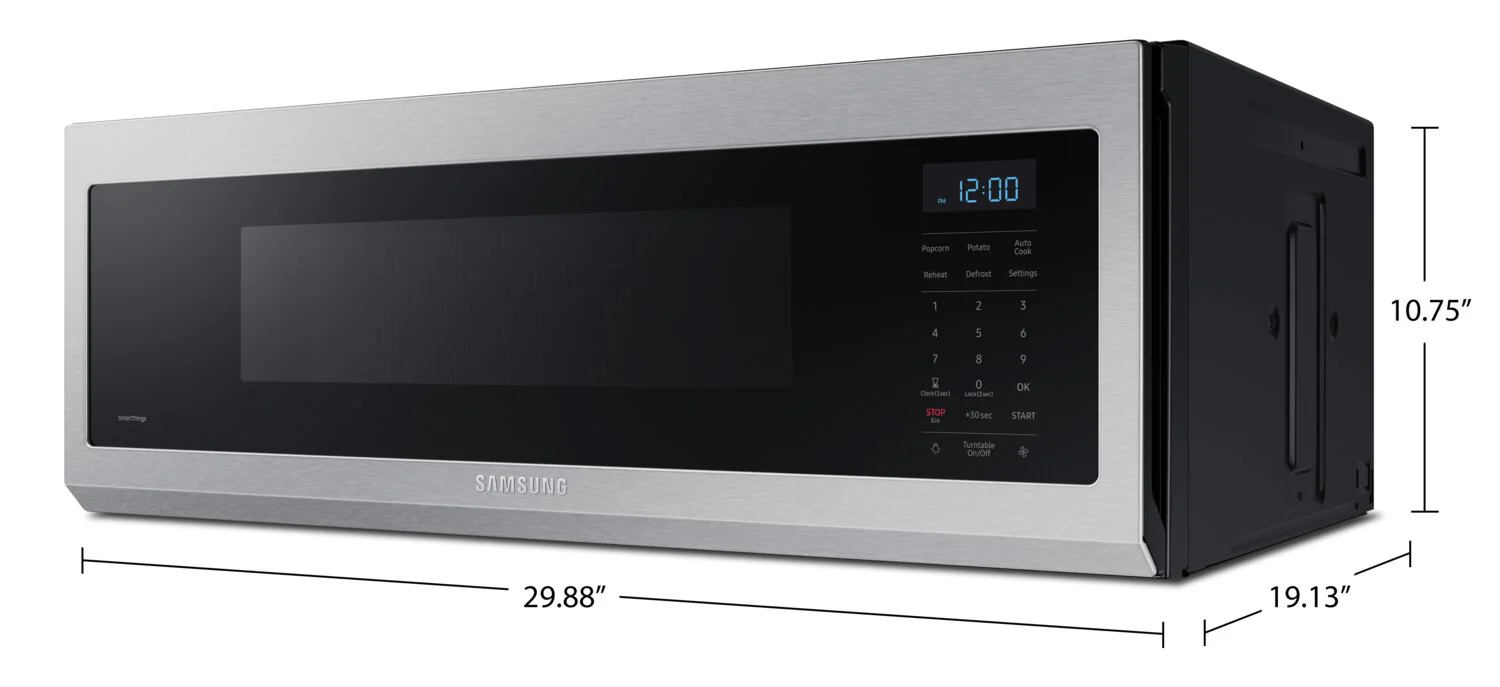 Samsung 1.1 Cu. Ft. Low-Profile Over-the-Range Microwave ME11A7510DS/AC - Image 5