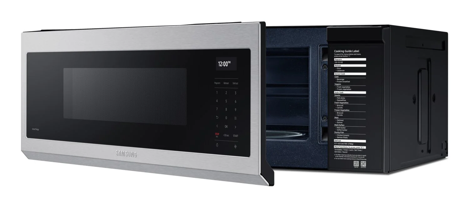 Samsung 1.1 Cu. Ft. Low-Profile Over-the-Range Microwave - ME11A7710DS/AC - Image 6