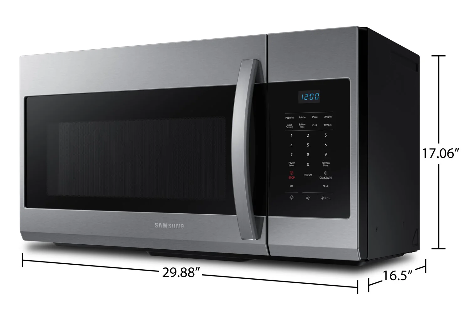 Samsung 1.7 Cu. Ft. Over-the-Range Microwave - ME17R7011ES/AC - Image 8