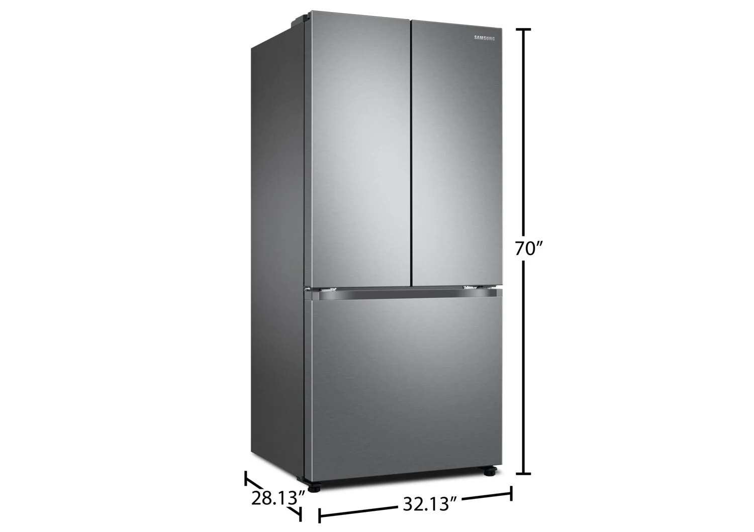 Samsung 17.5 Cu. Ft. French-Door Refrigerator - RF18A5101SR/AA - Image 8