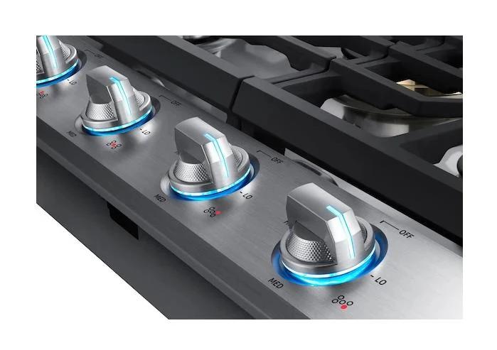 Samsung 30" 5-Burner Gas Cooktop with Bluetooth - NA30N7755TS/AA - Image 4