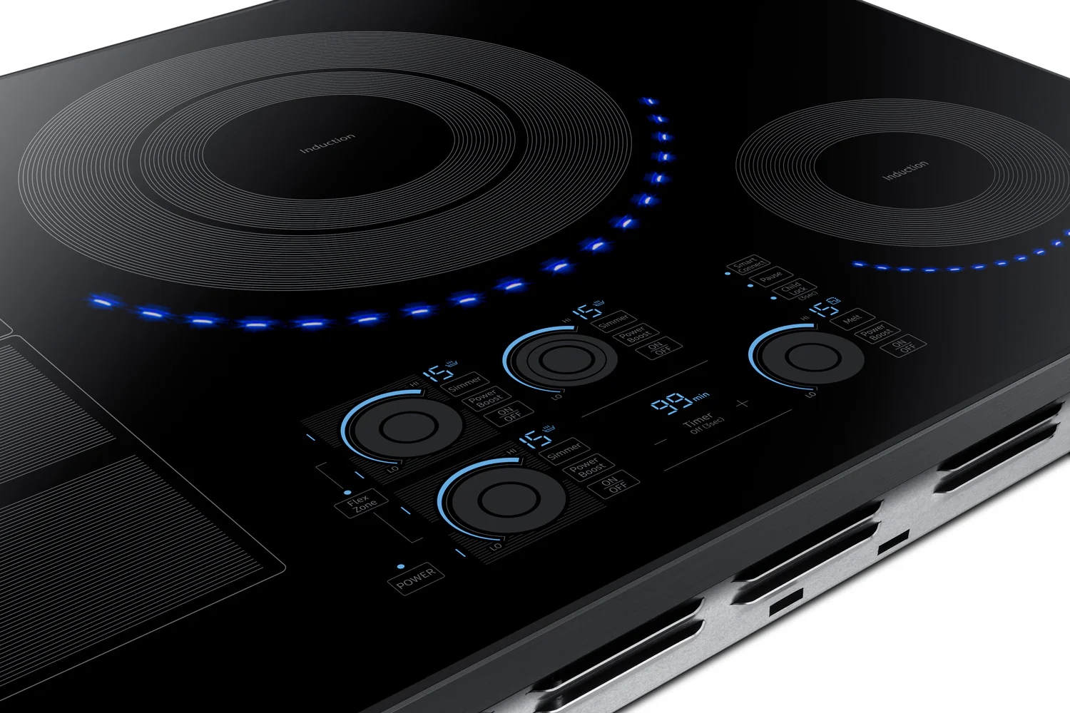 Samsung 30" Induction Cooktop with Virtual Flame Technology™ - NZ30K7880UG - Image 7