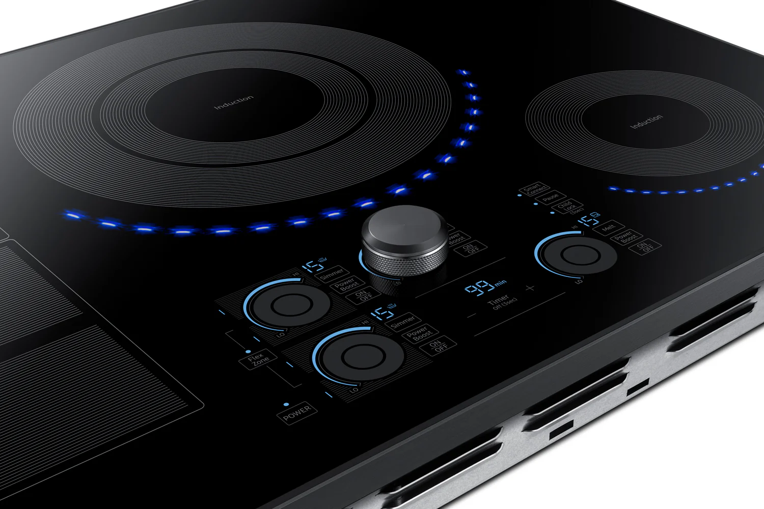 Samsung 30" Induction Cooktop with Virtual Flame Technology™ - NZ30K7880UG - Image 8