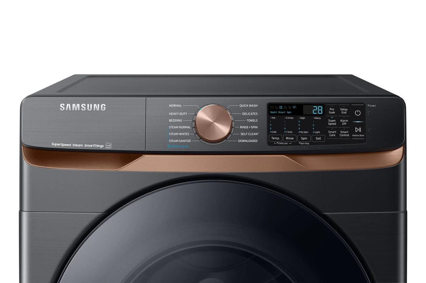 Samsung 5 Cu. Ft. Smart Front-Load Washer with Super Speed - WF50BG8300AVUS - Image 6