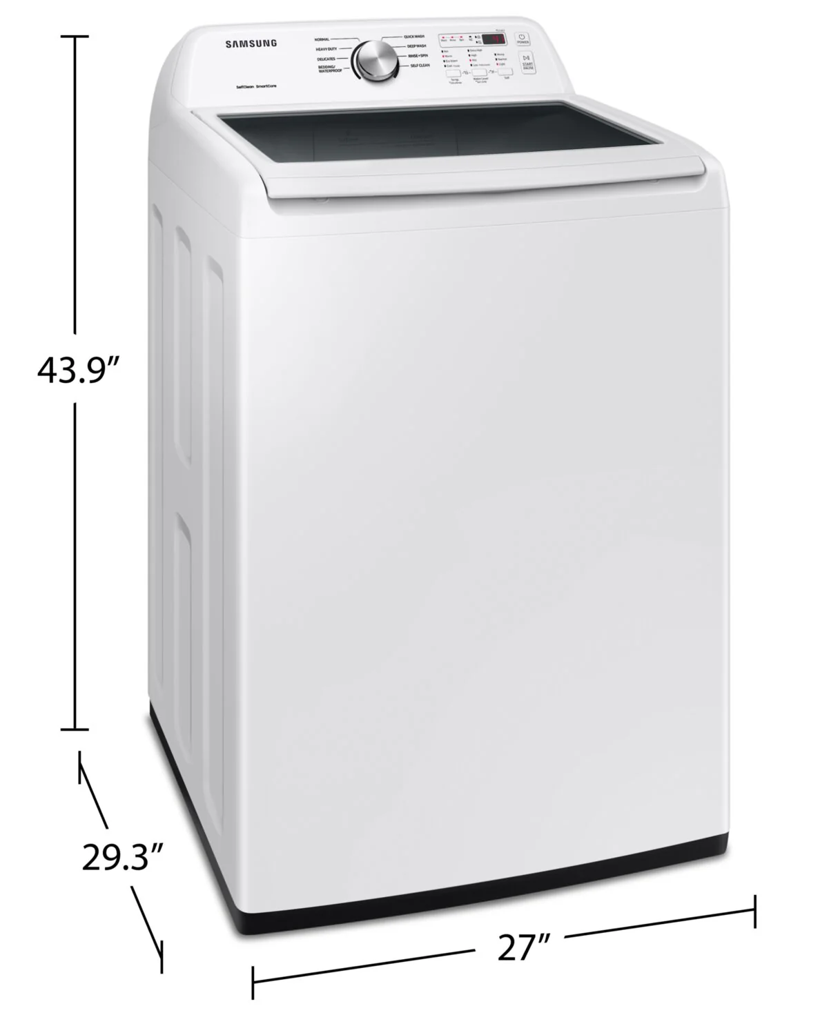 Samsung 5 Cu. Ft. Top-Load Washer - WA44A3205AW/A4 - Image 7