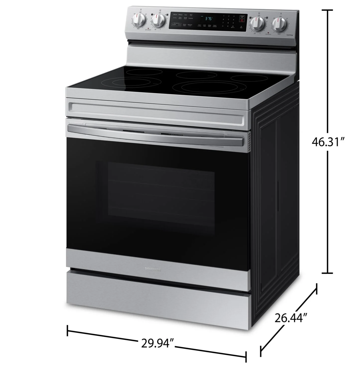 Samsung 6.3 Cu. Ft. Freestanding Electric Range - NE63A6511SS/AC - Image 10