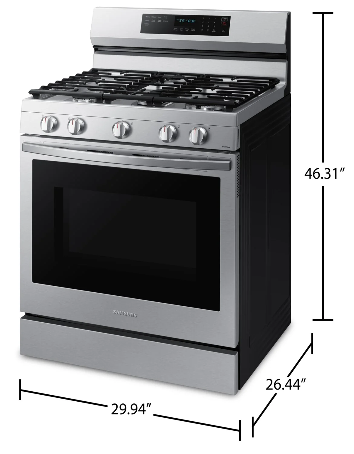 Samsung 6 Cu. Ft. Freestanding Gas Range with Air Fry - NX60A6711SS/AA - Image 10