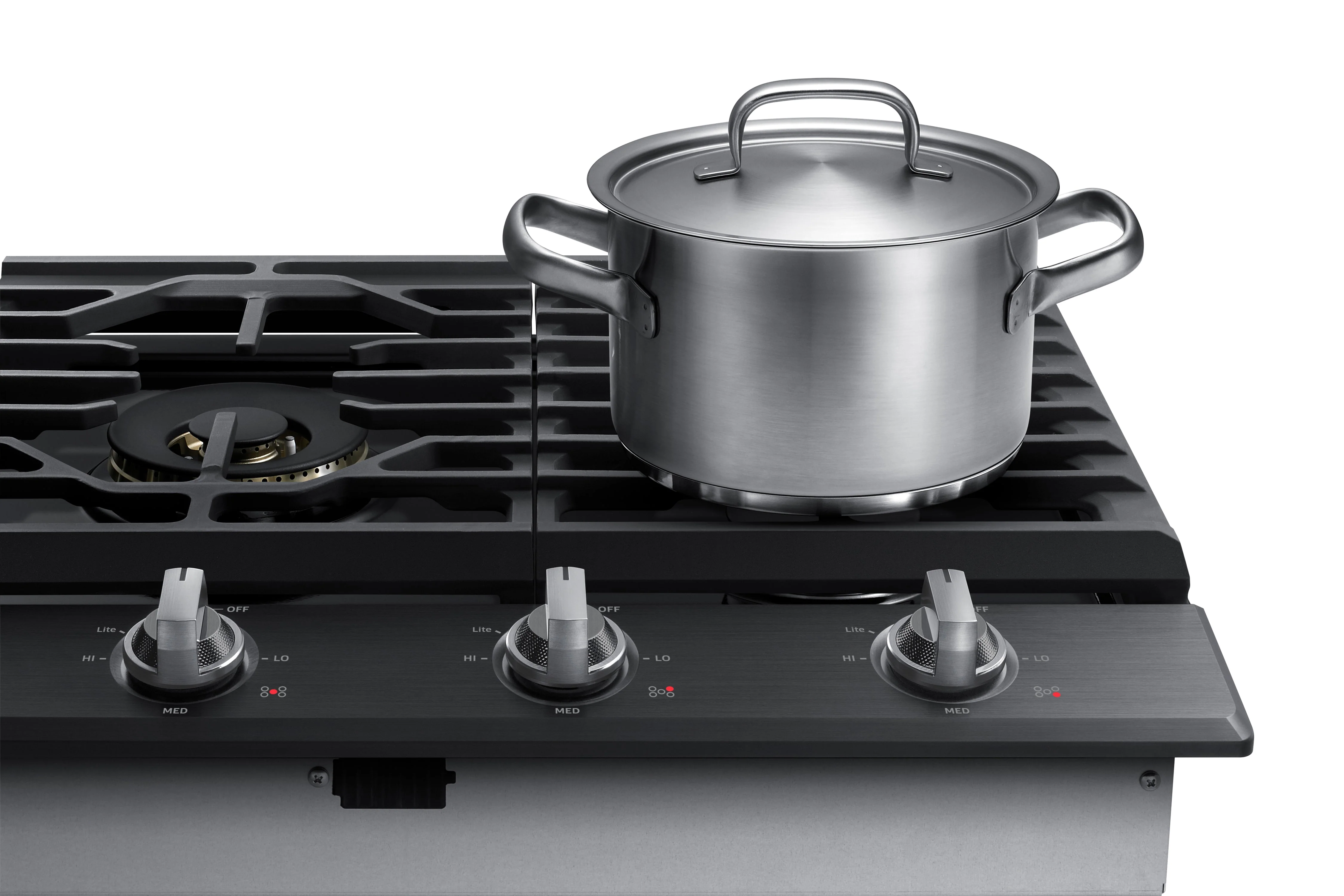 Samsung Black Stainless Steel 36" Gas Cooktop - NA36N7755TG/AA - Image 7