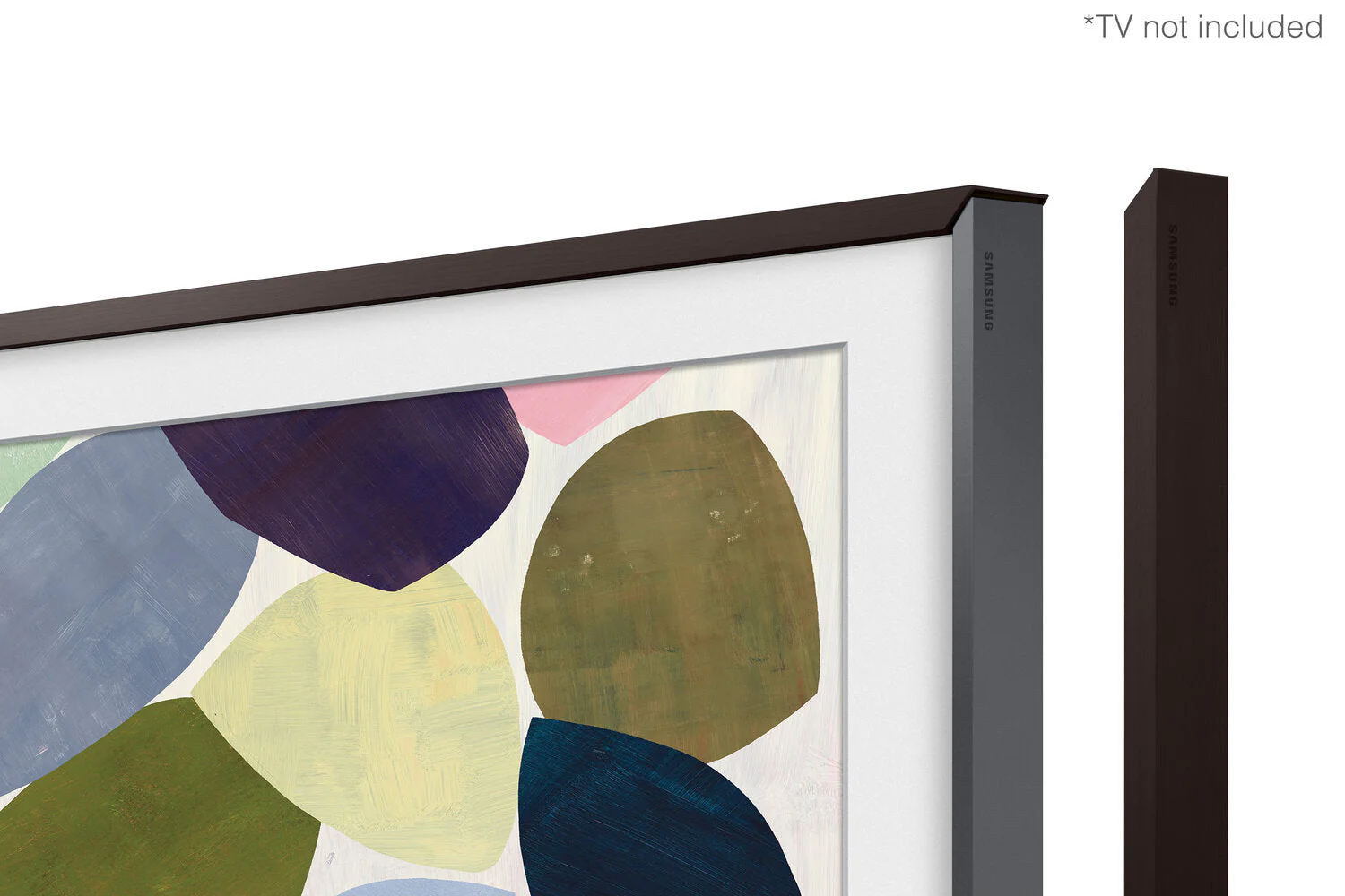 Samsung Customizable Bezel for 85" The Frame TV - Modern Brown - Image 6