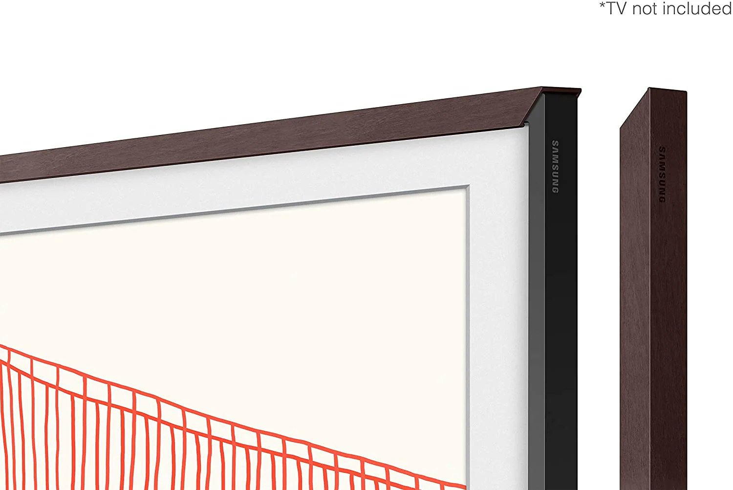 Samsung Modern Brown 50" Customizable Frame for 2021 The Frame TV - VG-SCFA50BWBZA - Image 2