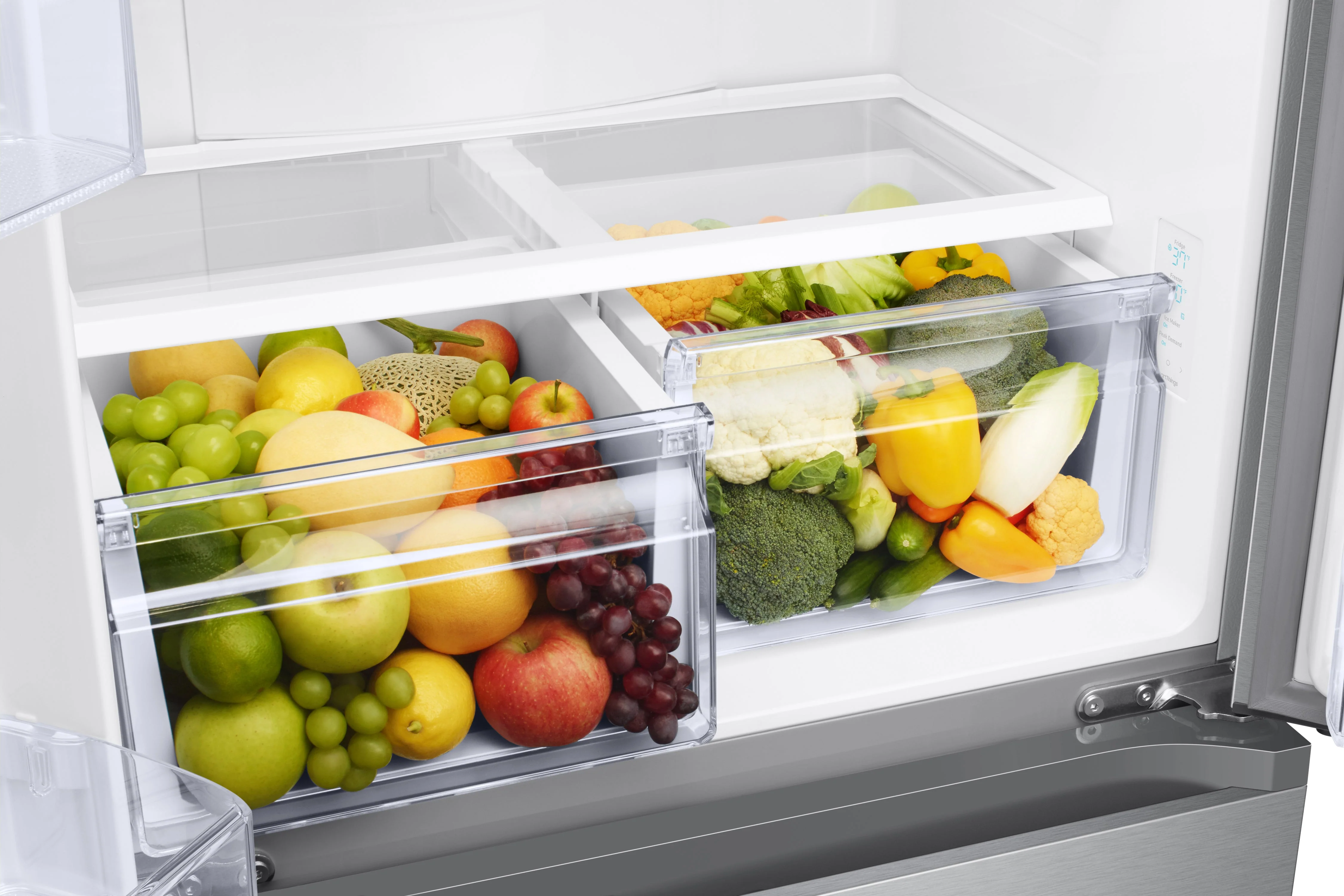 Samsung Stainless Steel 33" Counter Depth French Door (17.5 Cu.Ft) - RF18A5101SR/AA - Image 7