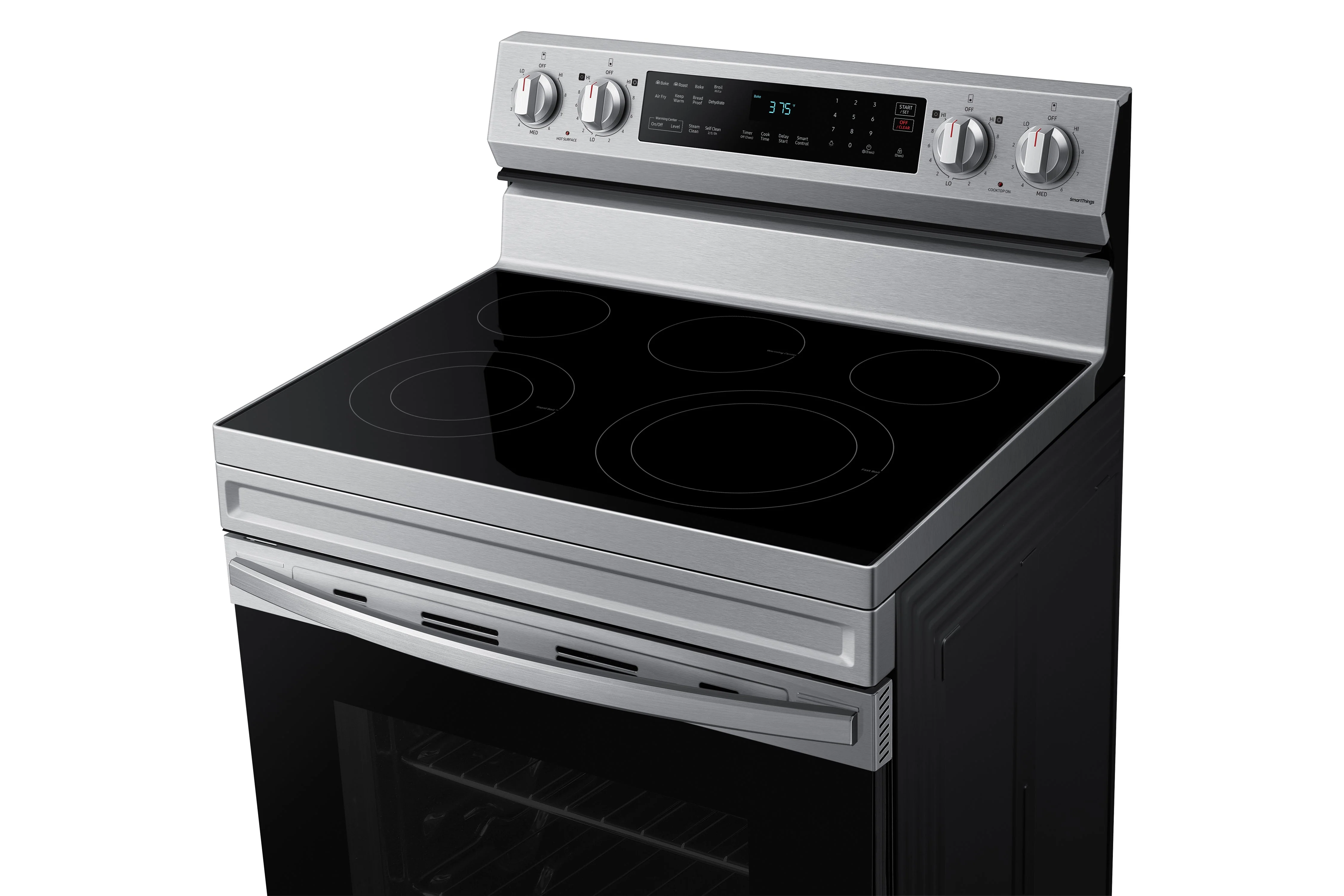Samsung Stainless Steel Freestanding Electric Fan Convection Range with Air Fry and Wi-Fi (6.3 Cu.Ft) - NE63A6511SS/AC - Image 2