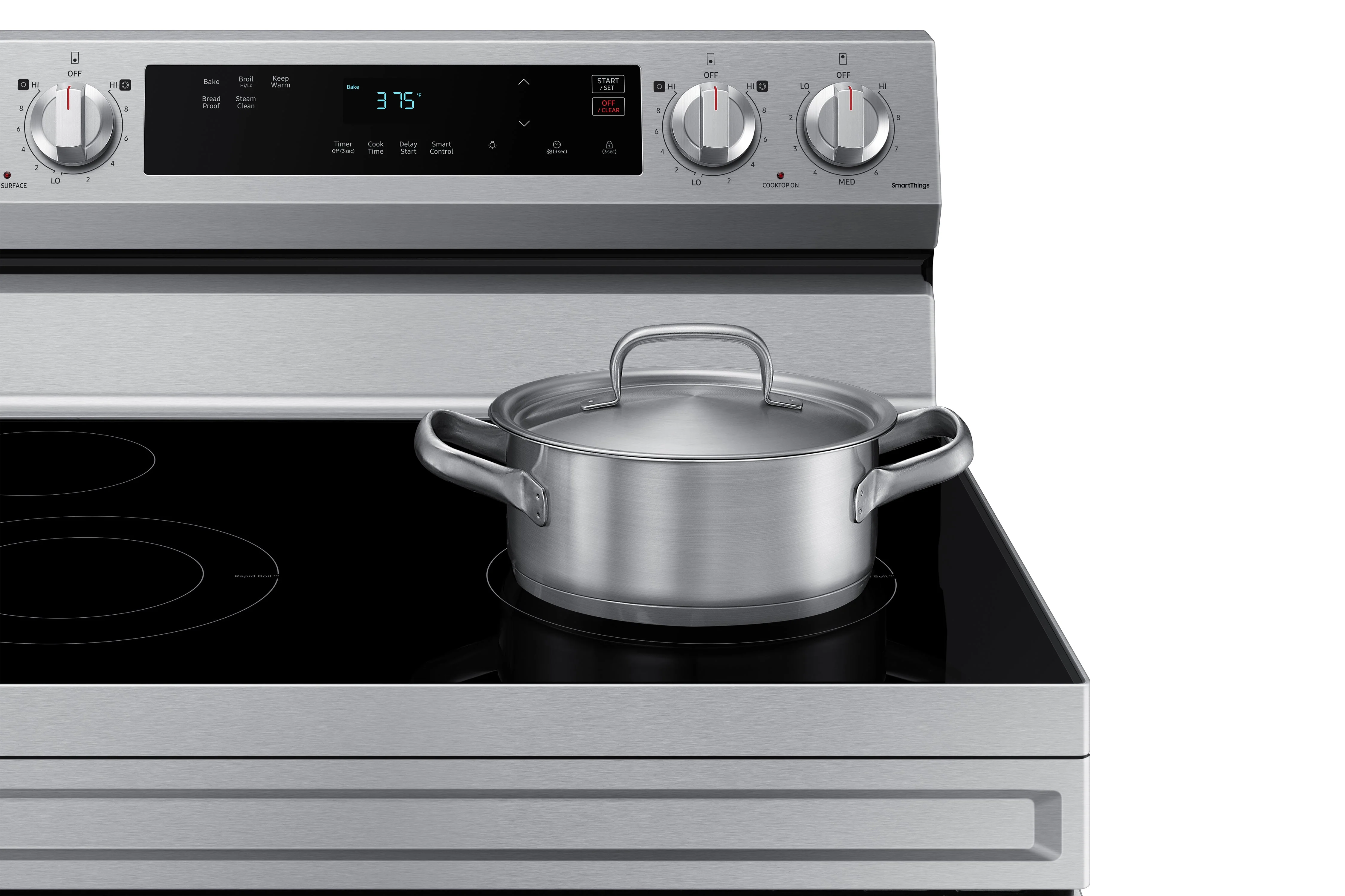 Samsung Stainless Steel Freestanding Electric Range with Wi-Fi (6.3 Cu.Ft) - NE63A6111SS/AC - Image 11