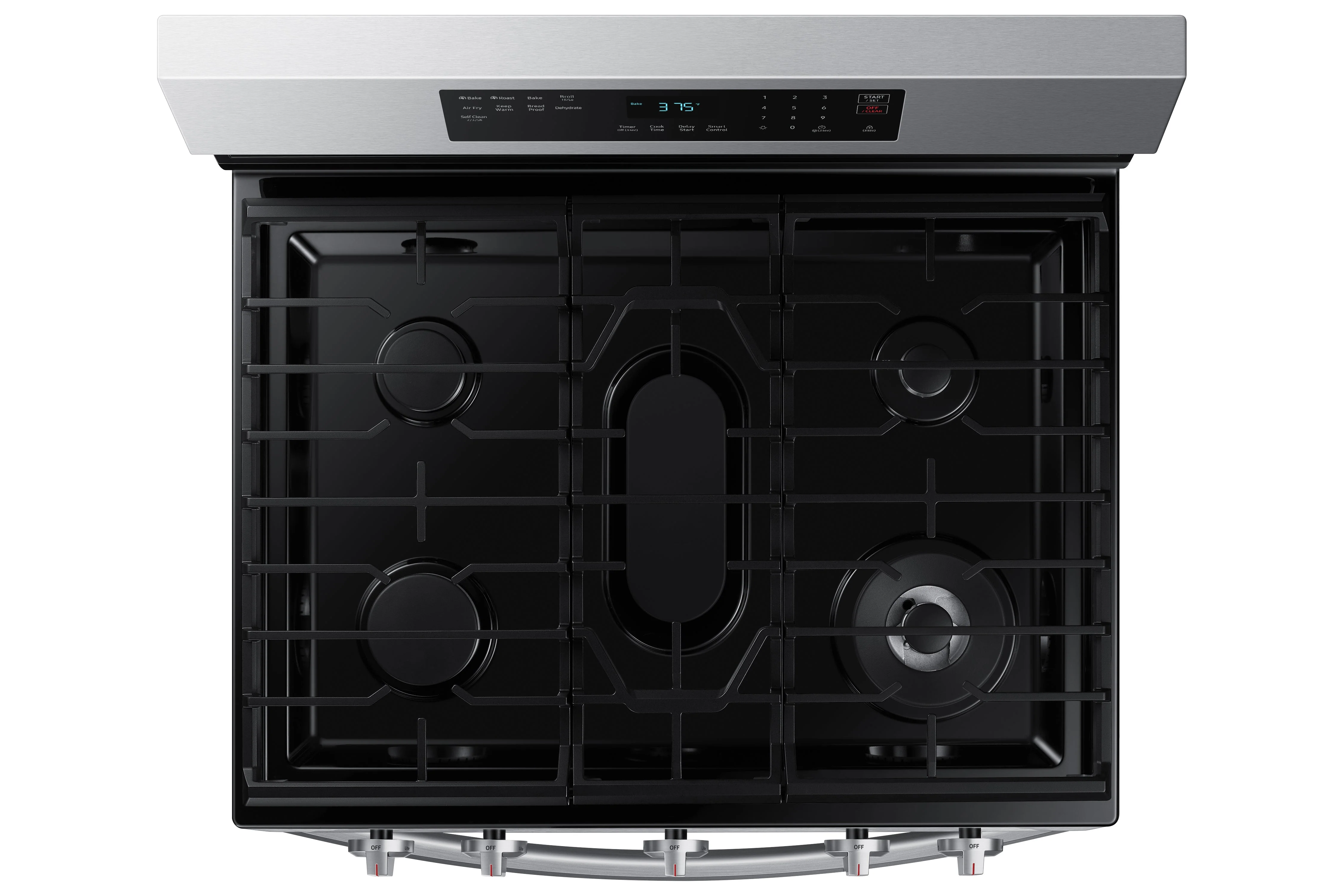 Samsung Stainless Steel Gas Fan Convection Range with Wi-Fi and Air Fry (6.0 Cu.Ft) - NX60A6511SS/AA - Image 6