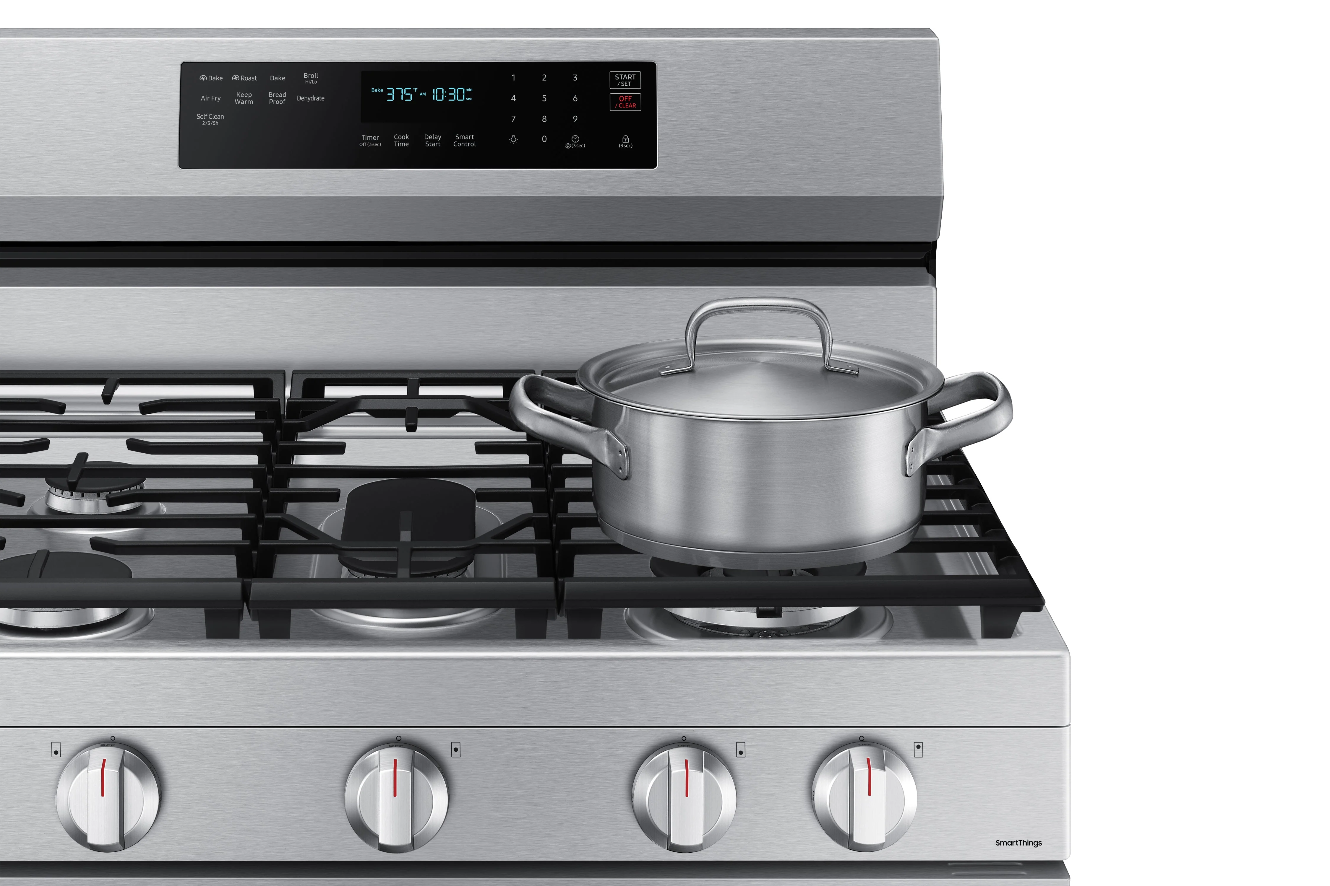 Samsung Stainless Steel Gas True Convection Range with Wi-Fi and Air Fry (6.0 Cu.Ft) - NX60A6711SS/AA - Image 5