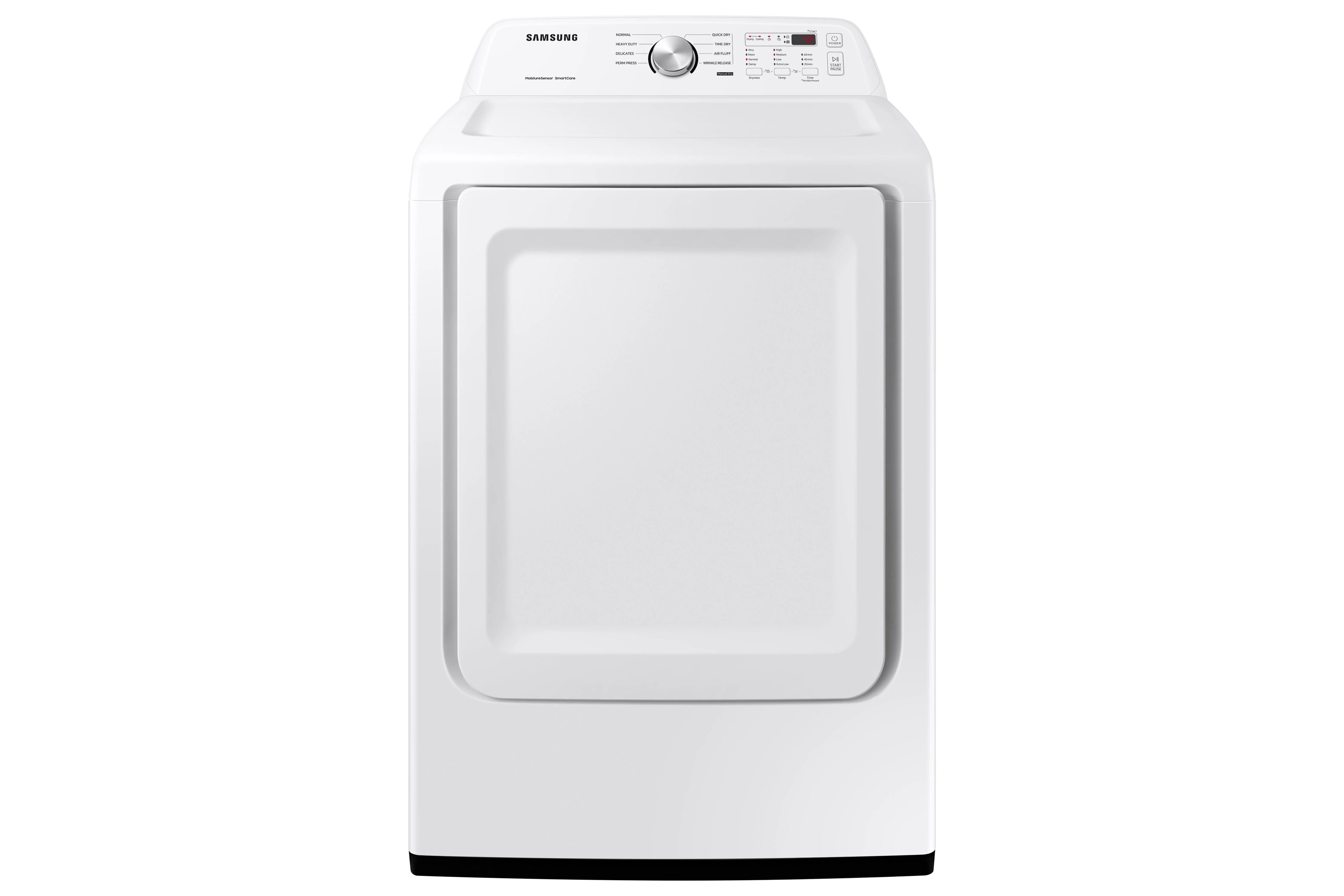 Samsung White Electric Dryer with Sensor Dry (7.2 Cu.Ft) - DVE45T3200W/AC - Image 2