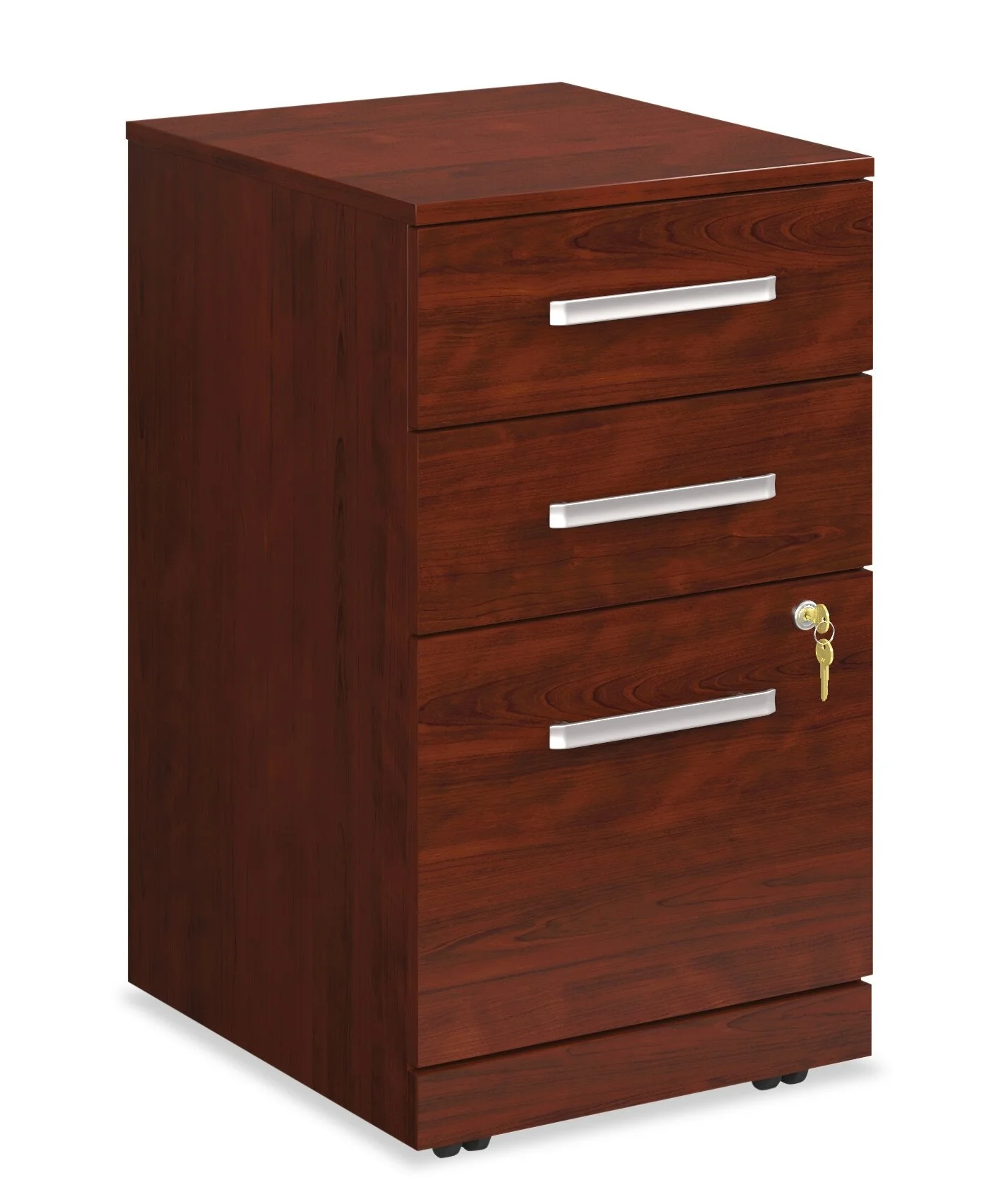 Sentinel Commercial Grade 3-Drawer Filing Cabinet - Classic Cherry