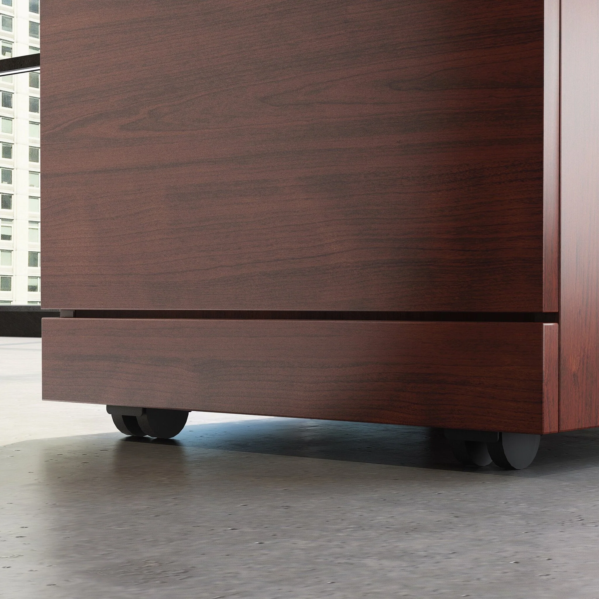 Sentinel Commercial Grade 3-Drawer Filing Cabinet - Classic Cherry - Image 4