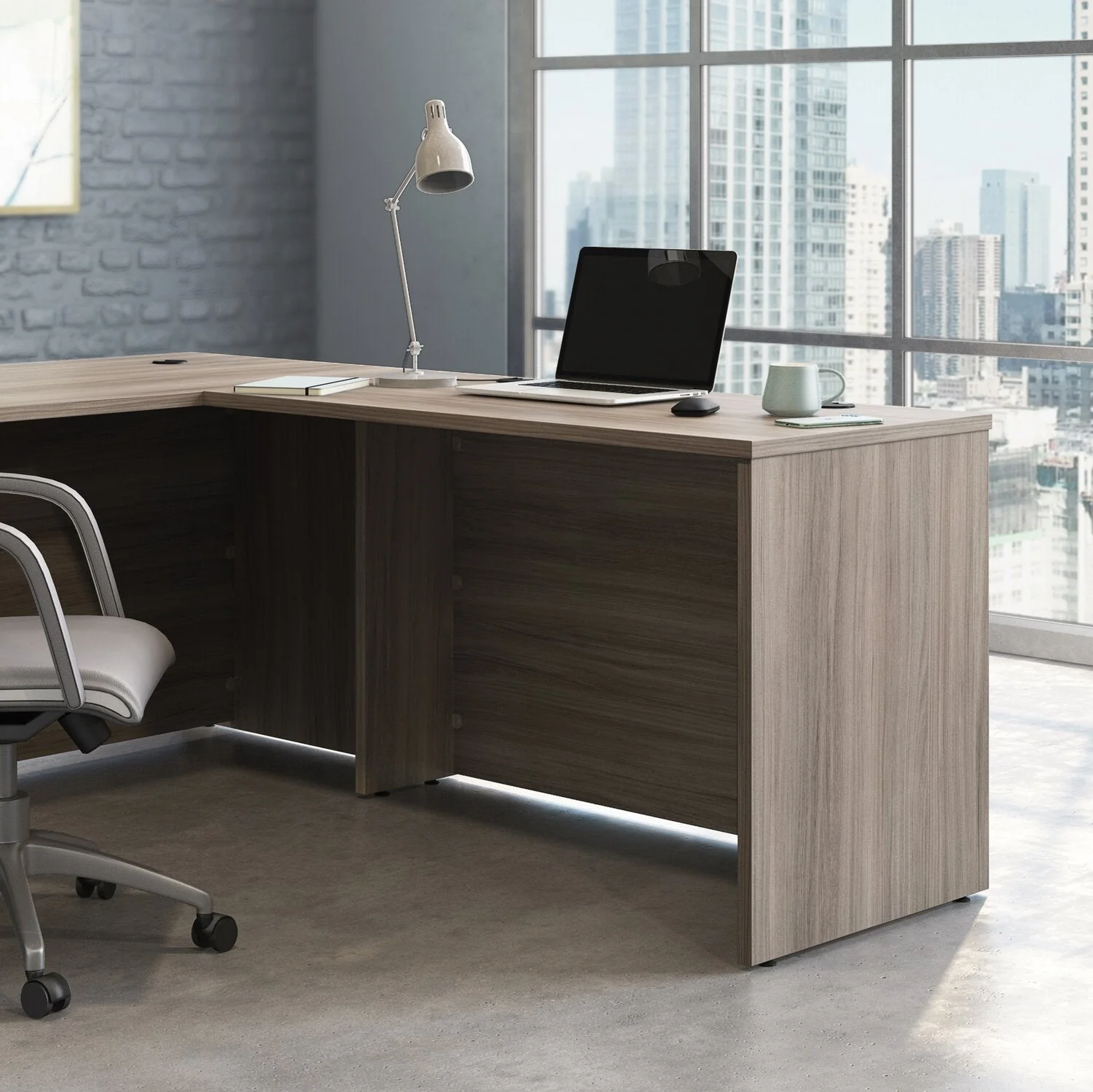 Sentinel Commercial Grade 48" x 24" Desk - Hudson Elm - Image 4
