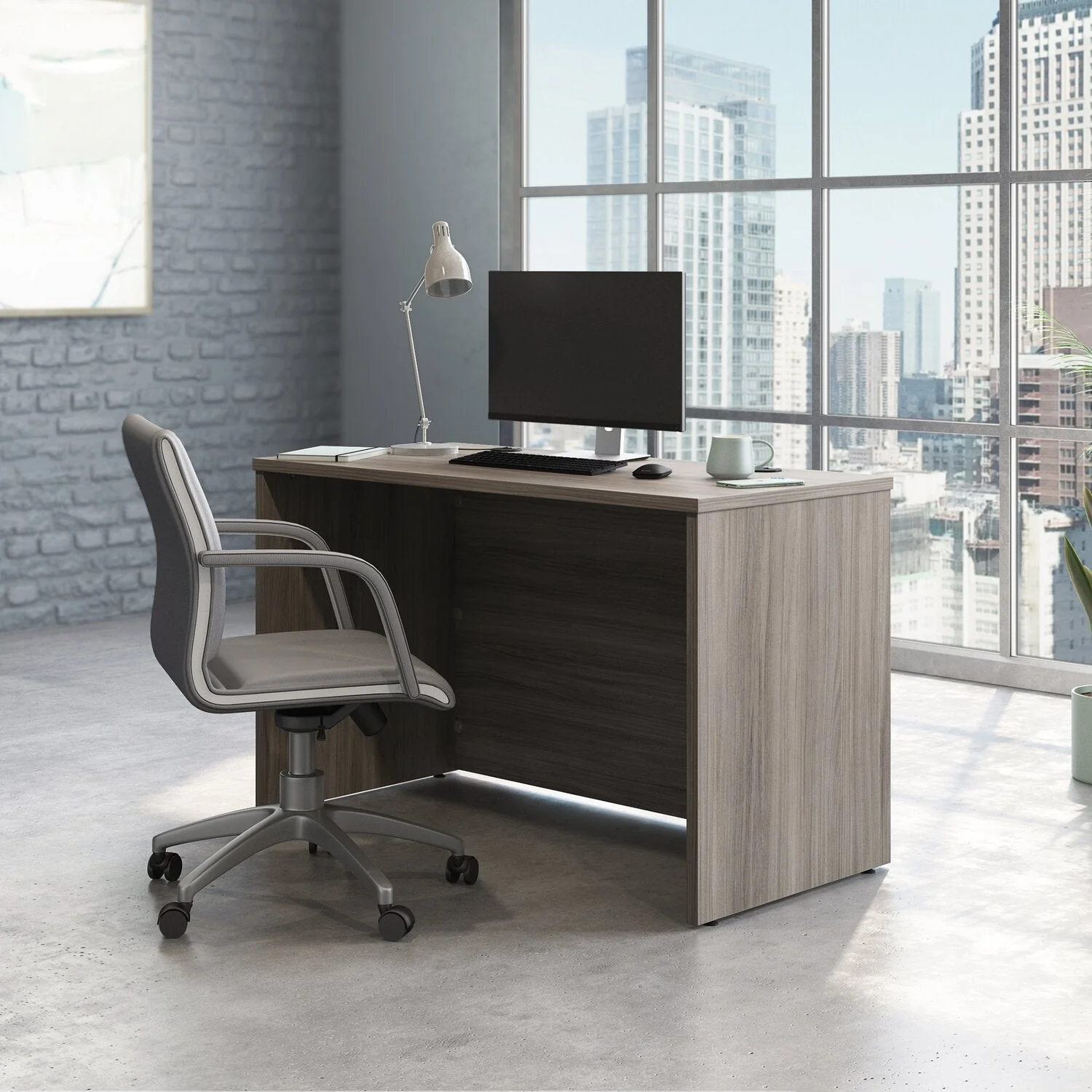 Sentinel Commercial Grade 48" x 24" Desk - Hudson Elm - Image 6