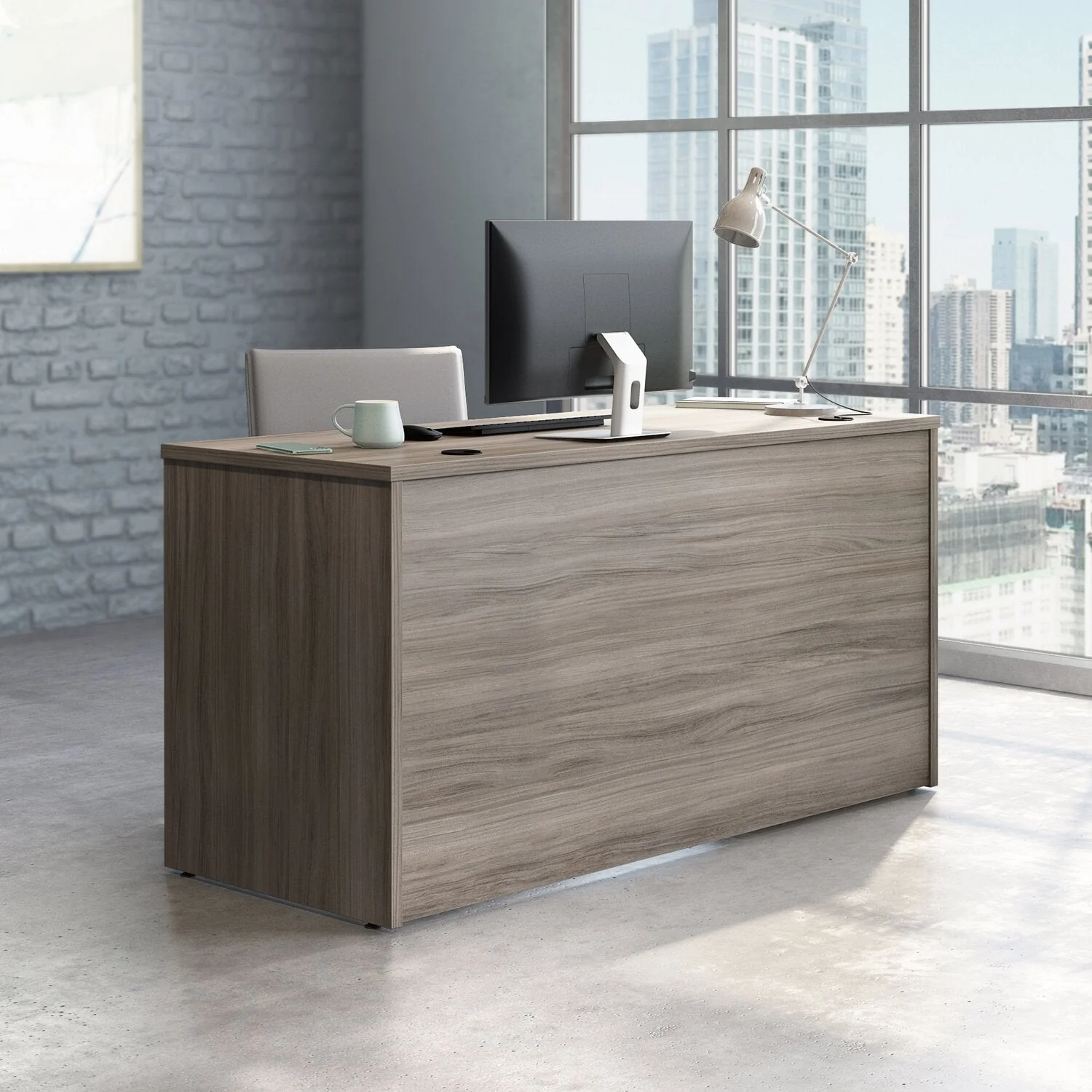 Sentinel Commercial Grade 60" x 24" Desk - Hudson Elm - Image 2