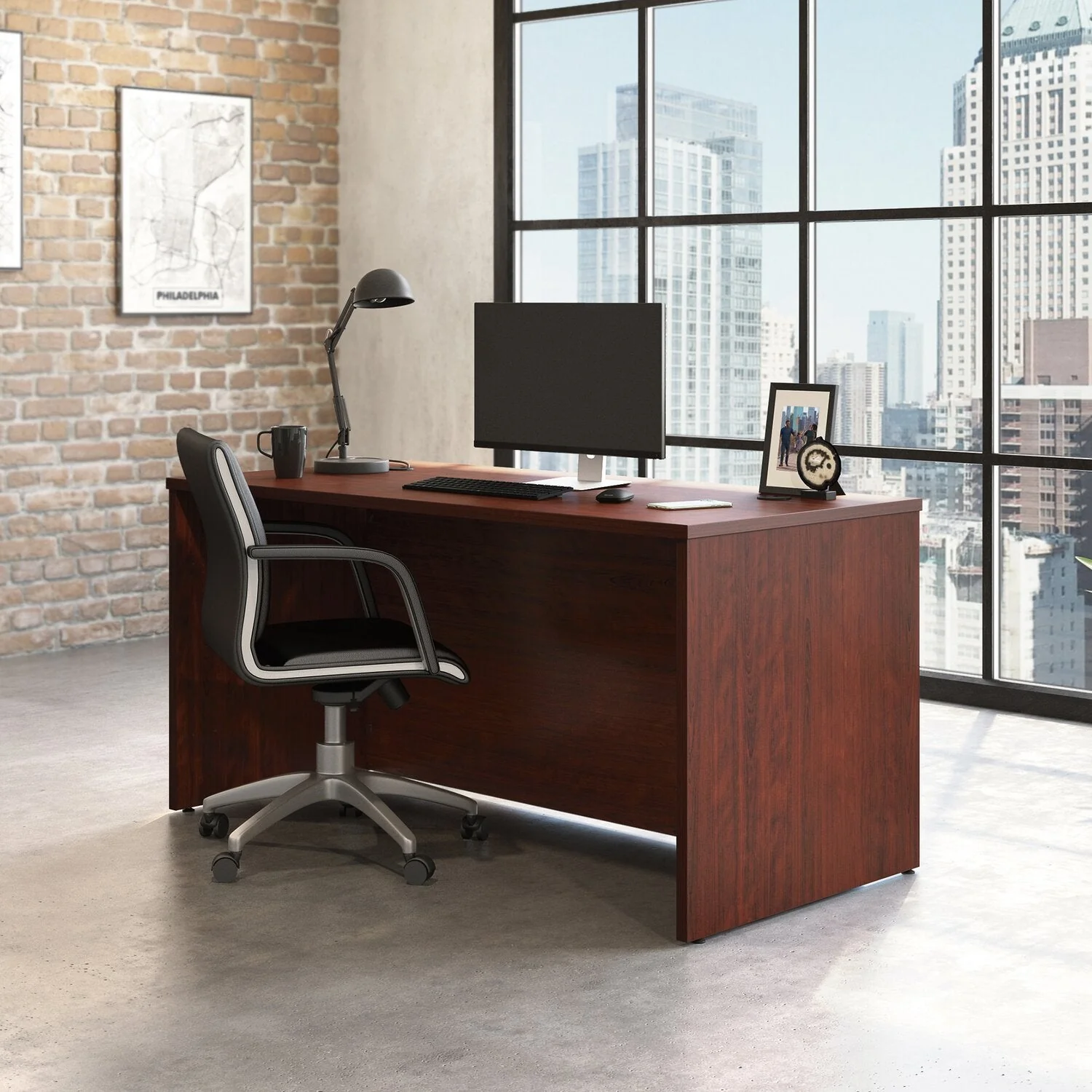 Sentinel Commercial Grade 60" x 30" Desk - Classic Cherry - Image 2