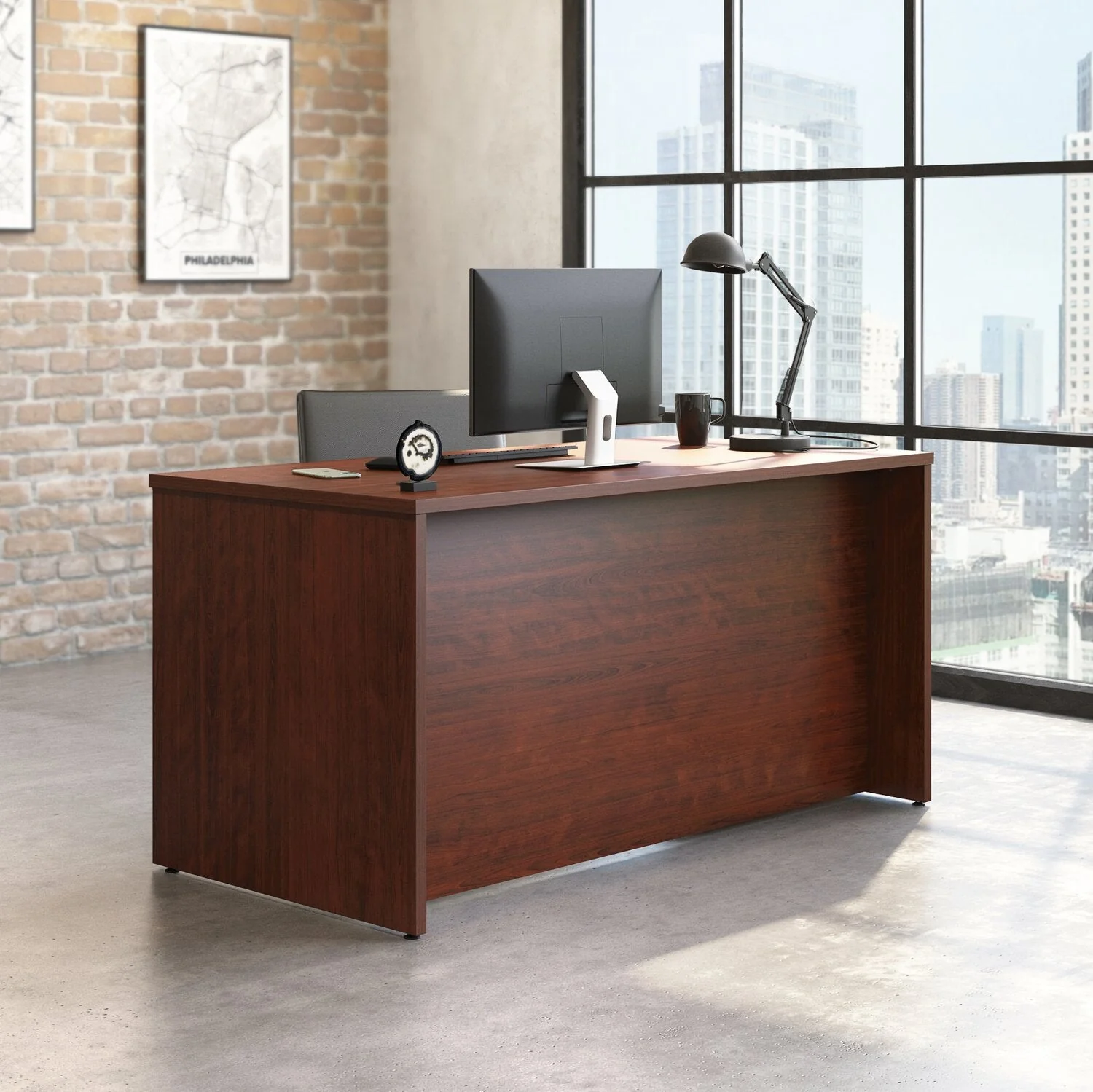Sentinel Commercial Grade 60" x 30" Desk - Classic Cherry - Image 4